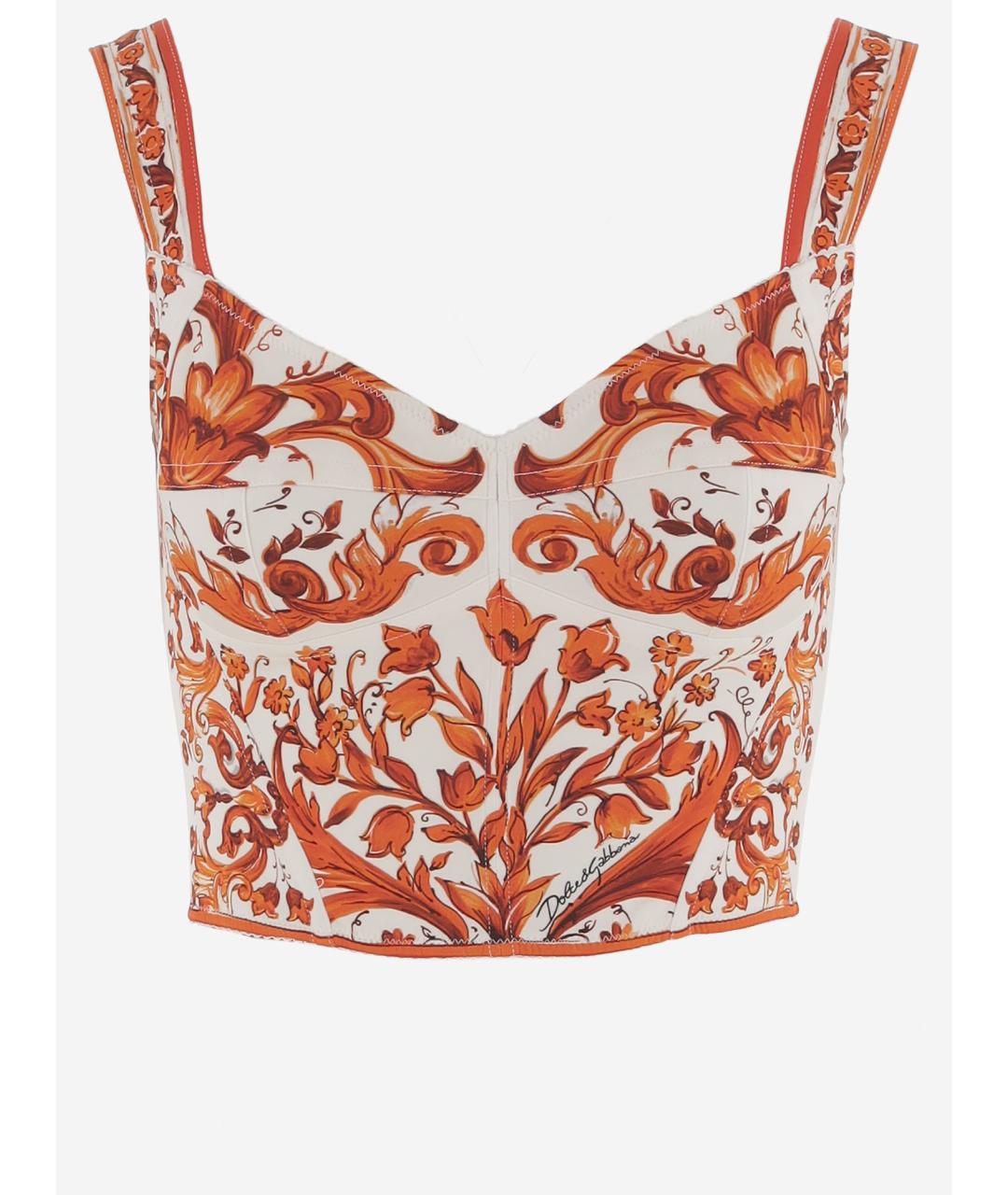 DOLCE&GABBANA Мульти хлопковый корсет, фото 1