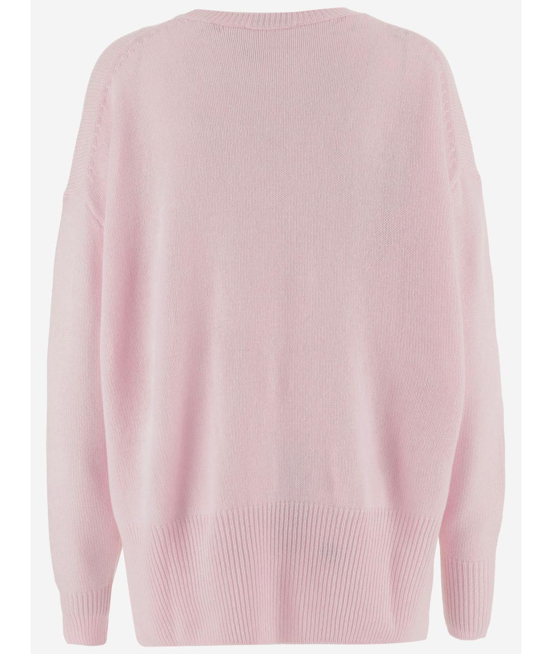 JIL SANDER Розовый кашемировый джемпер / свитер, фото 2