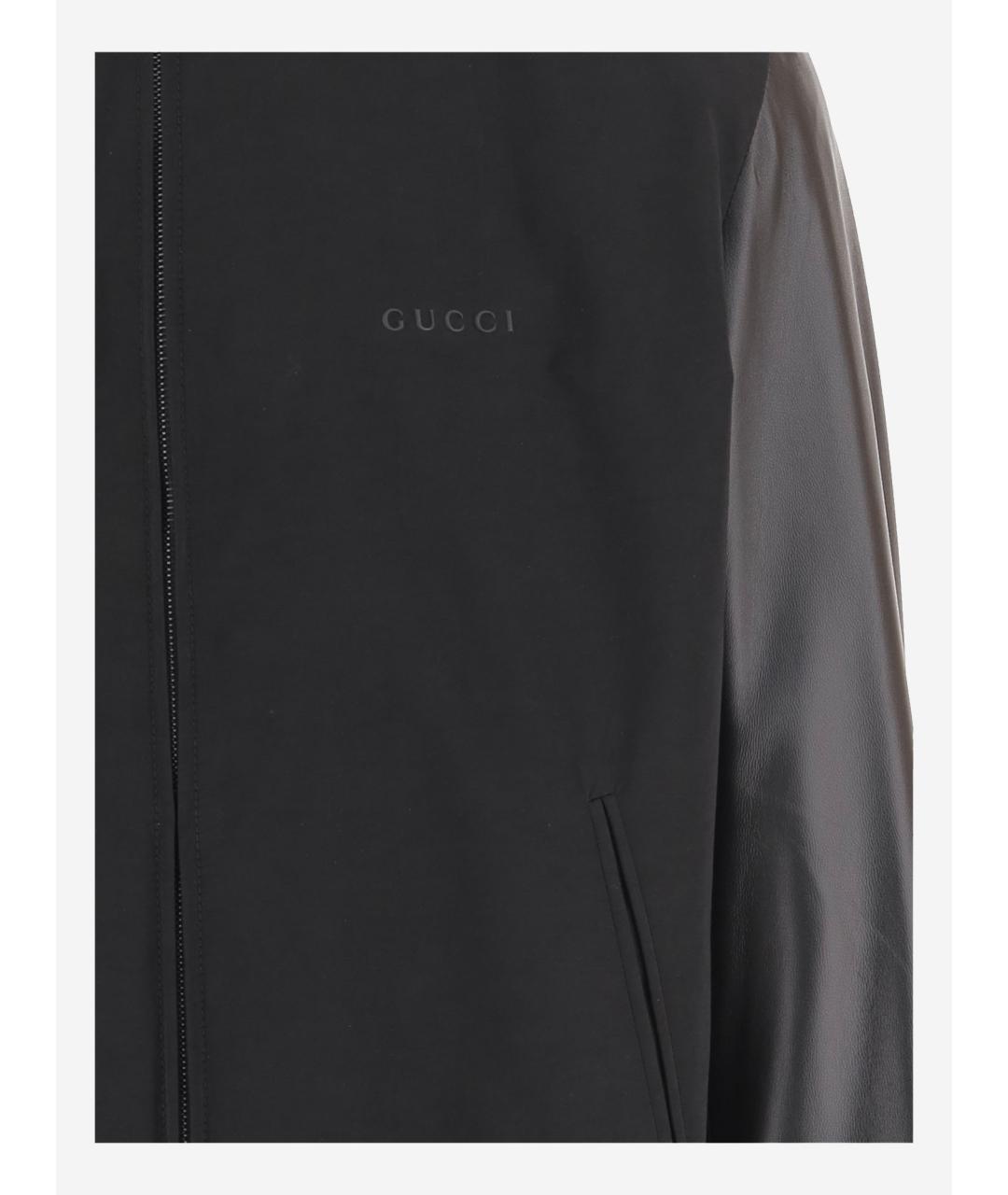 GUCCI Черная хлопковая куртка, фото 3