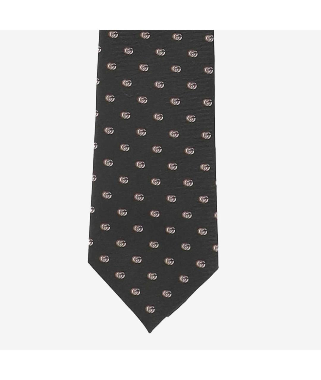 GUCCI Зеленый шелковый галстук, фото 2