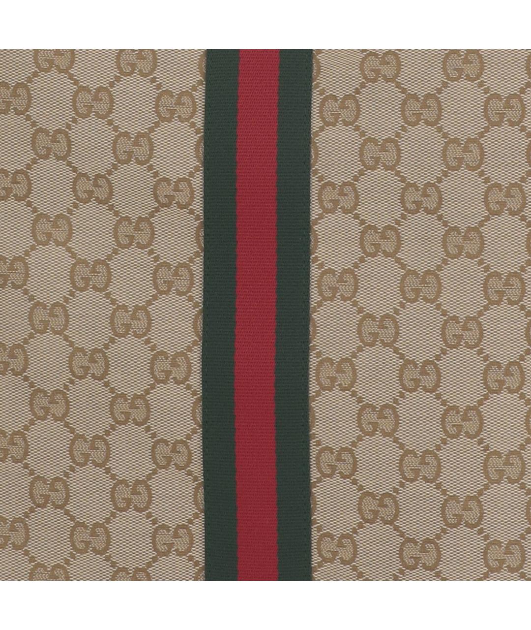 GUCCI Бежевая тканевая сумка на плечо, фото 4