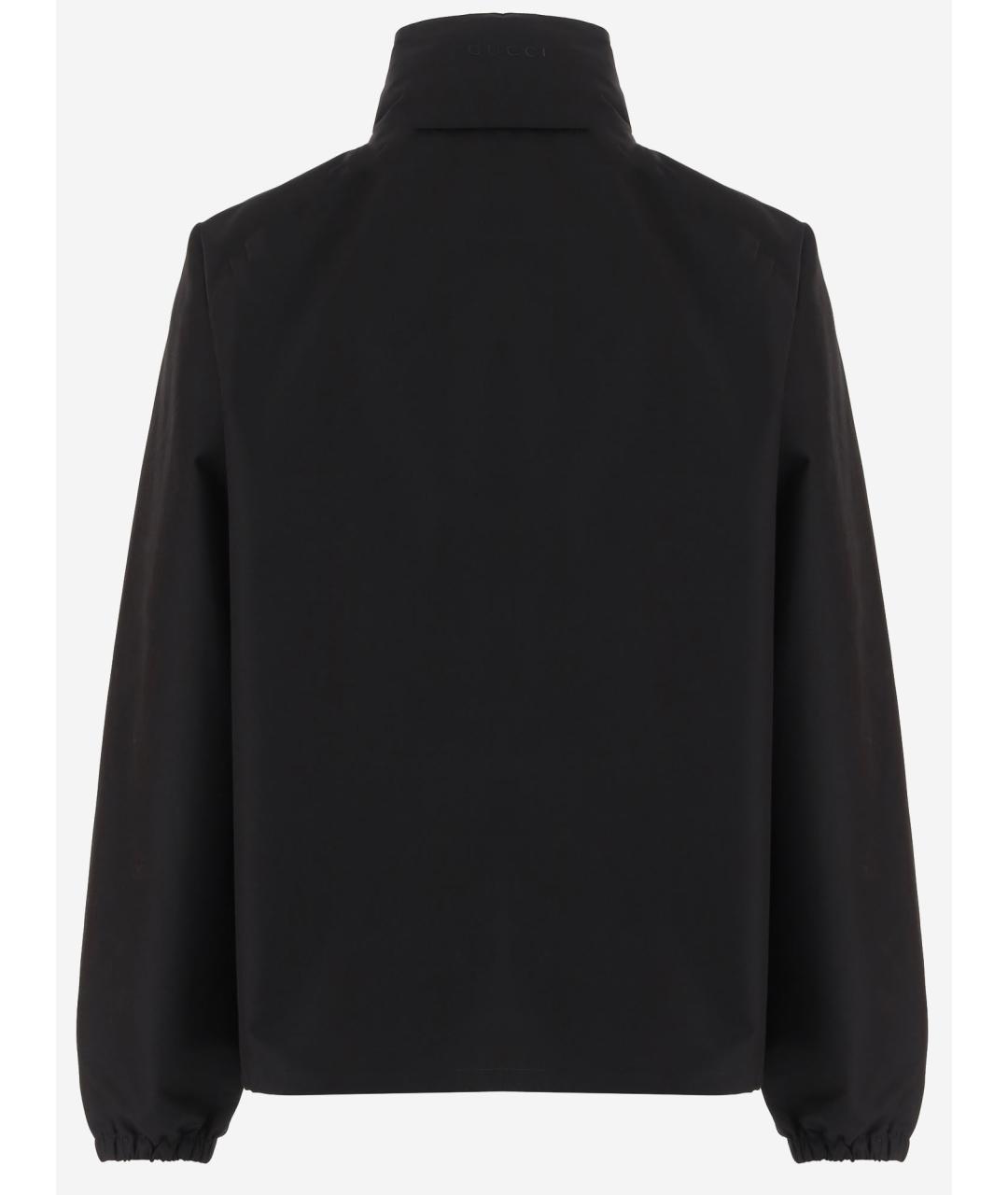 GUCCI Черная хлопковая куртка, фото 2