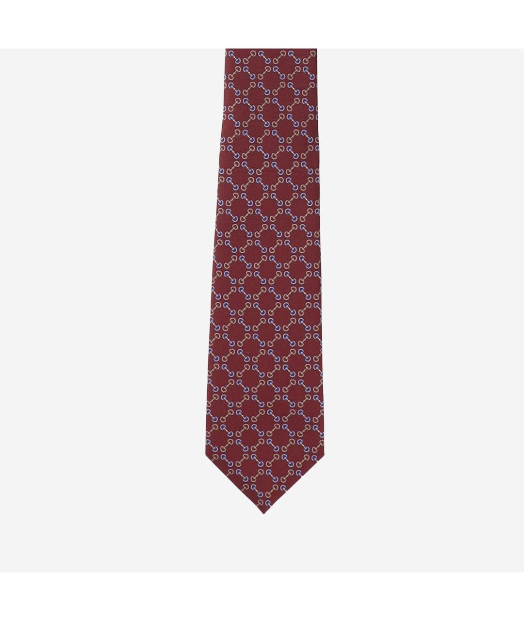 GUCCI Красный шелковый галстук, фото 3