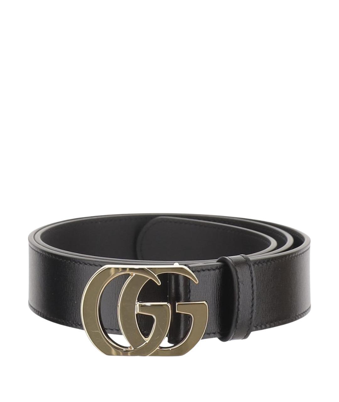 GUCCI Черный кожаный ремень, фото 4