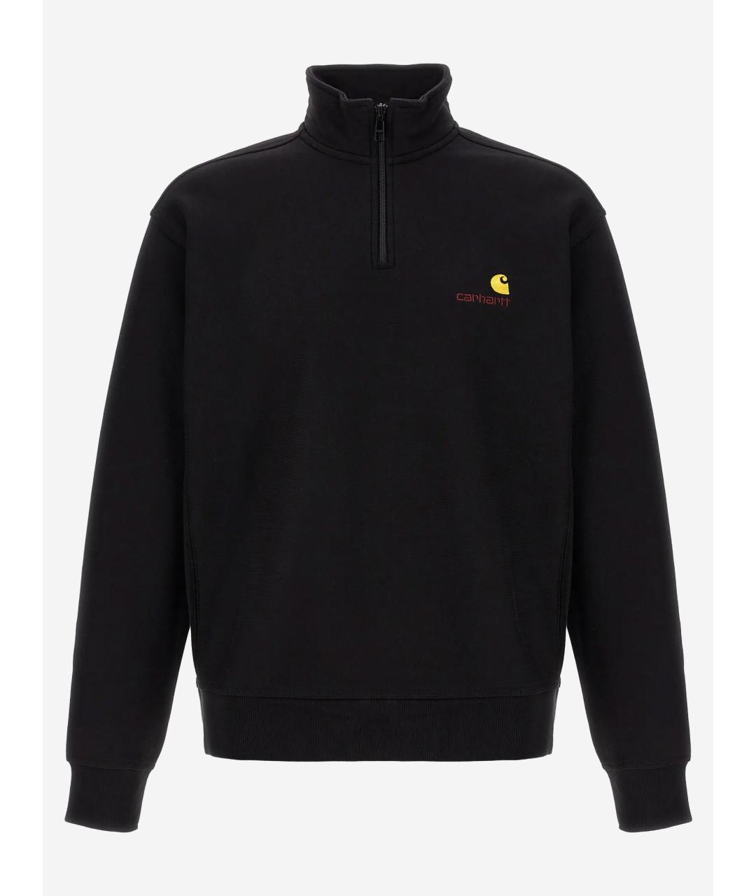 CARHARTT WIP Черный хлопковый джемпер / свитер, фото 4