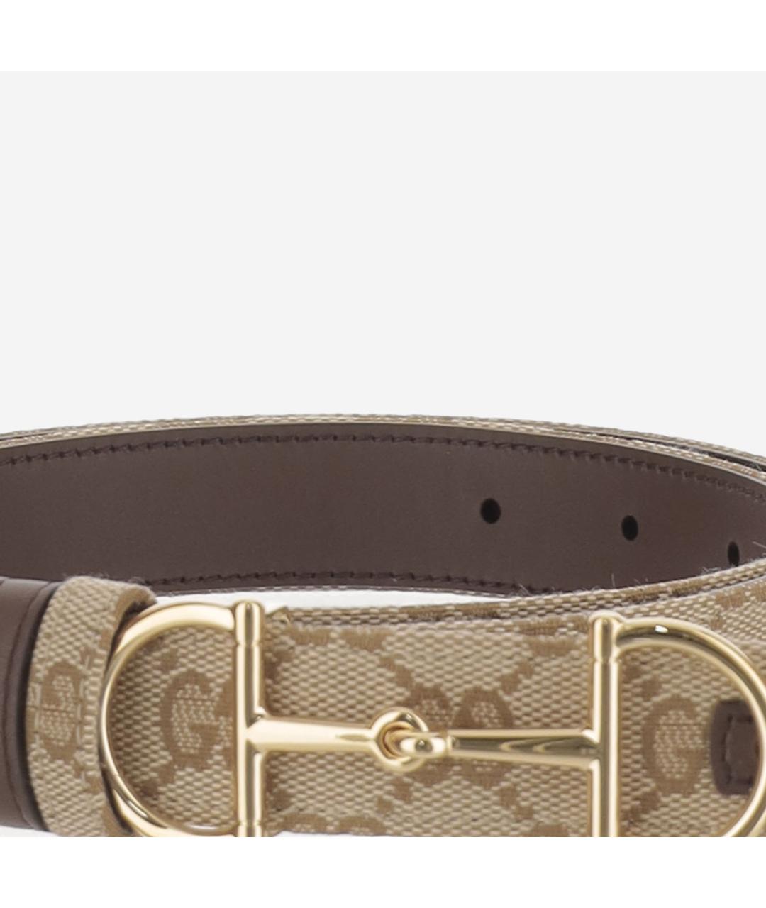 GUCCI Бежевый ремень, фото 3