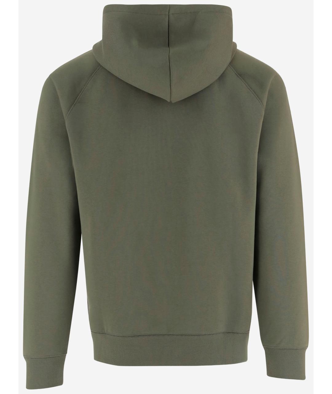 CARHARTT WIP Зеленый хлопковый джемпер / свитер, фото 2