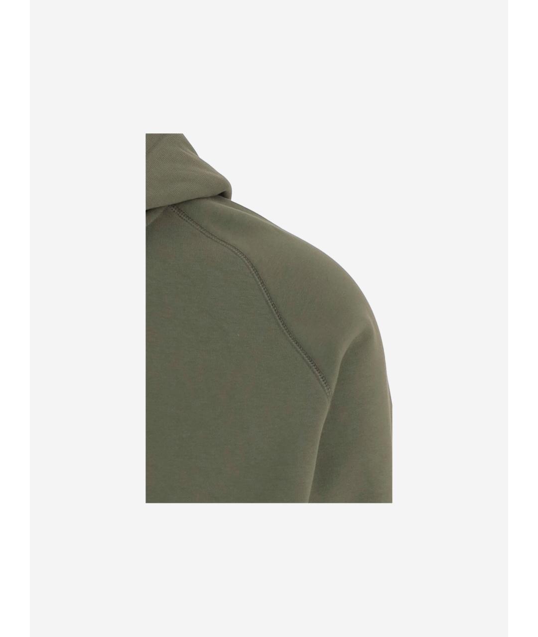 CARHARTT WIP Зеленый хлопковый джемпер / свитер, фото 3