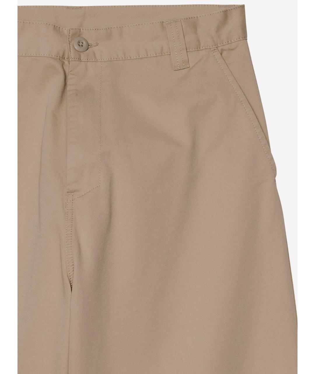 CARHARTT WIP Бежевые хлопковые повседневные брюки, фото 3