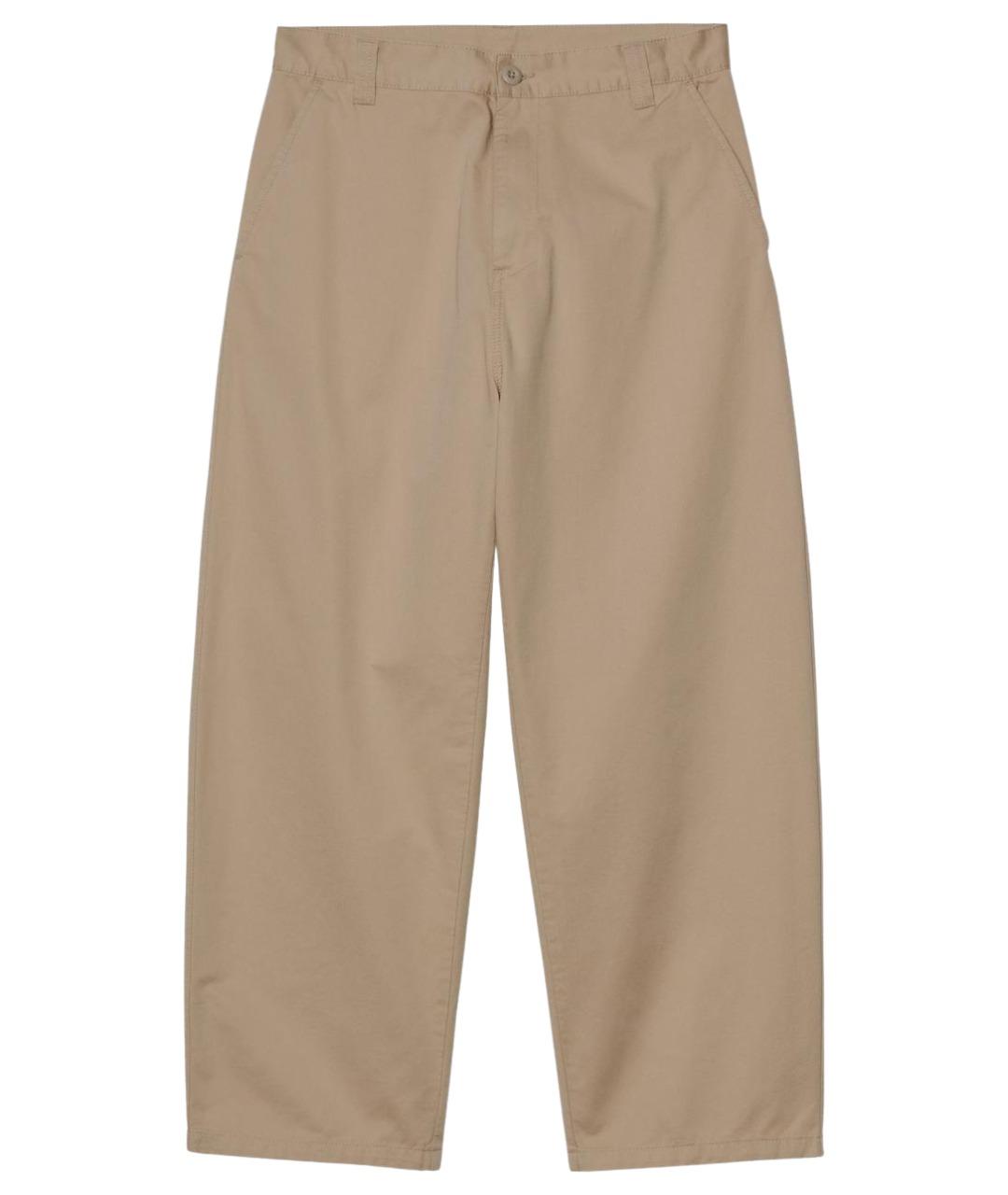 CARHARTT WIP Бежевые хлопковые повседневные брюки, фото 1