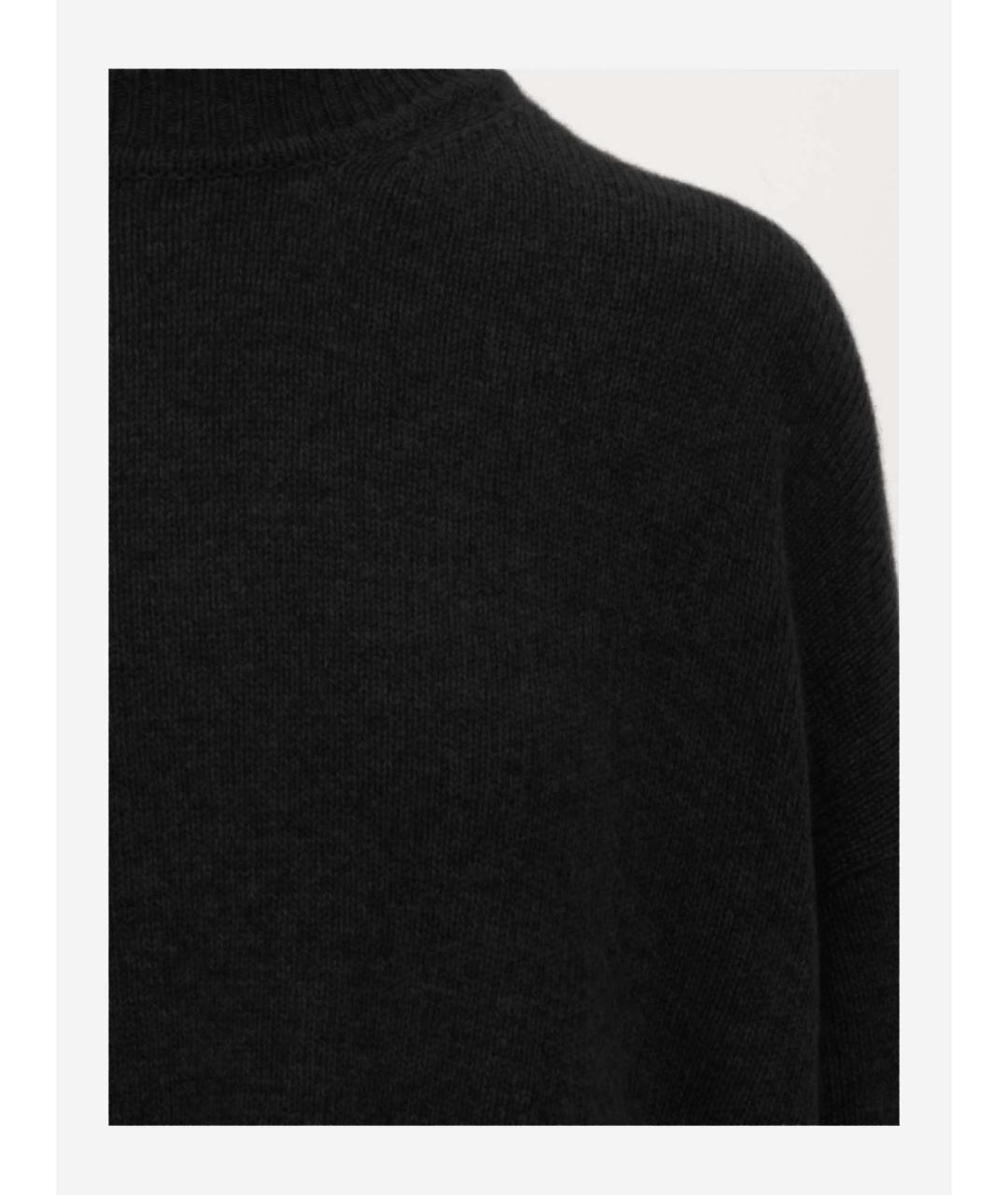 JIL SANDER Черный кашемировый джемпер / свитер, фото 3