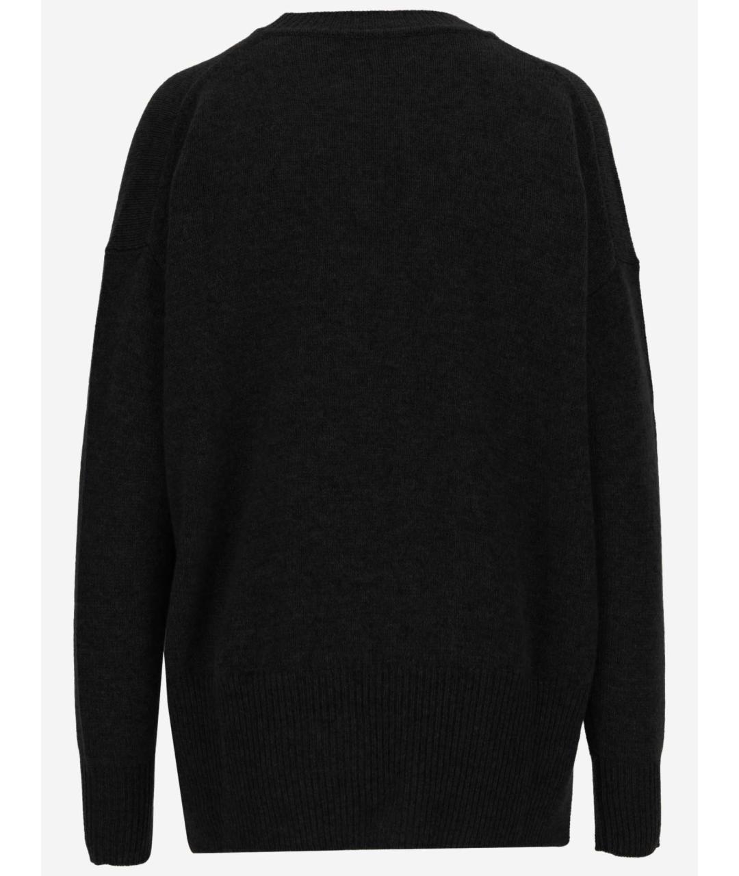 JIL SANDER Черный кашемировый джемпер / свитер, фото 2