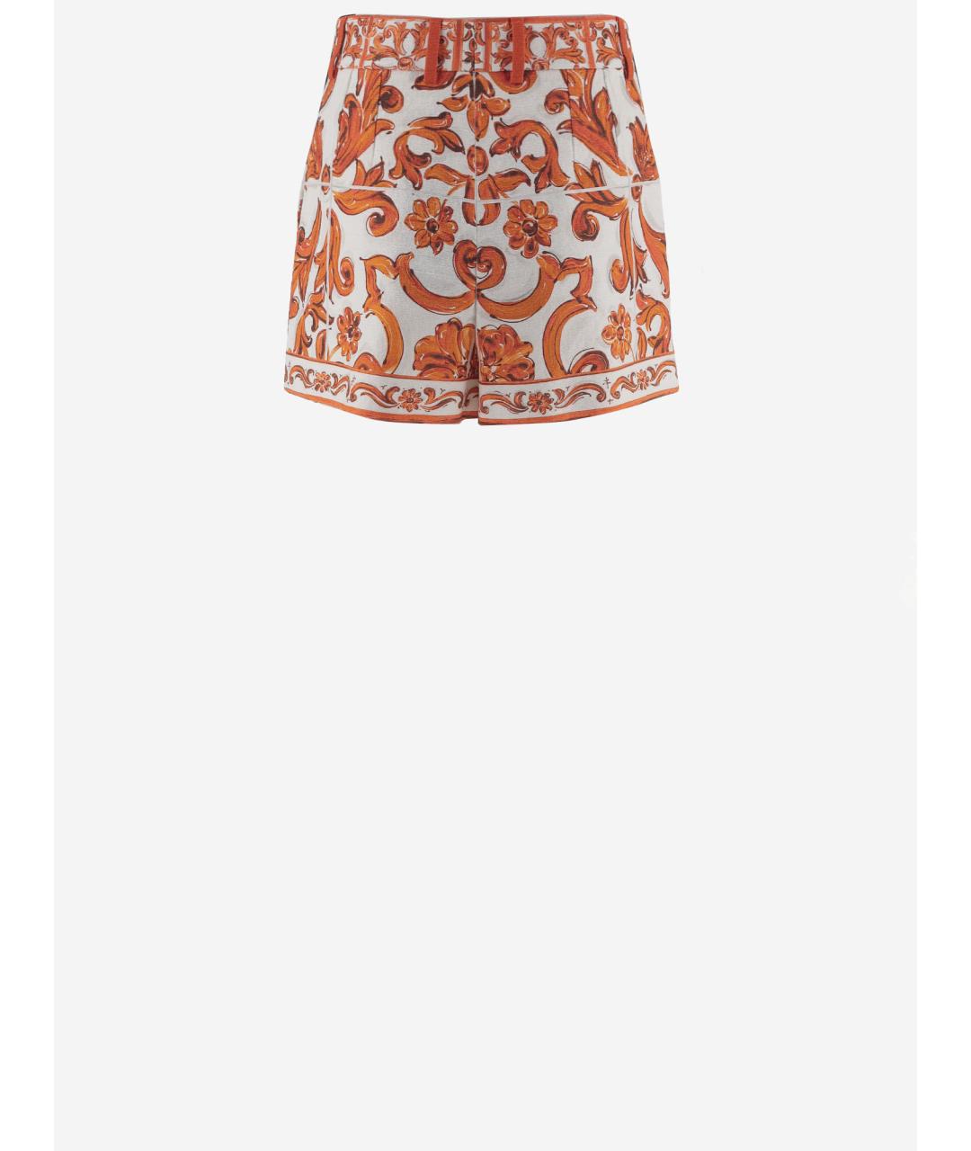 DOLCE&GABBANA Мульти хлопковые шорты, фото 1