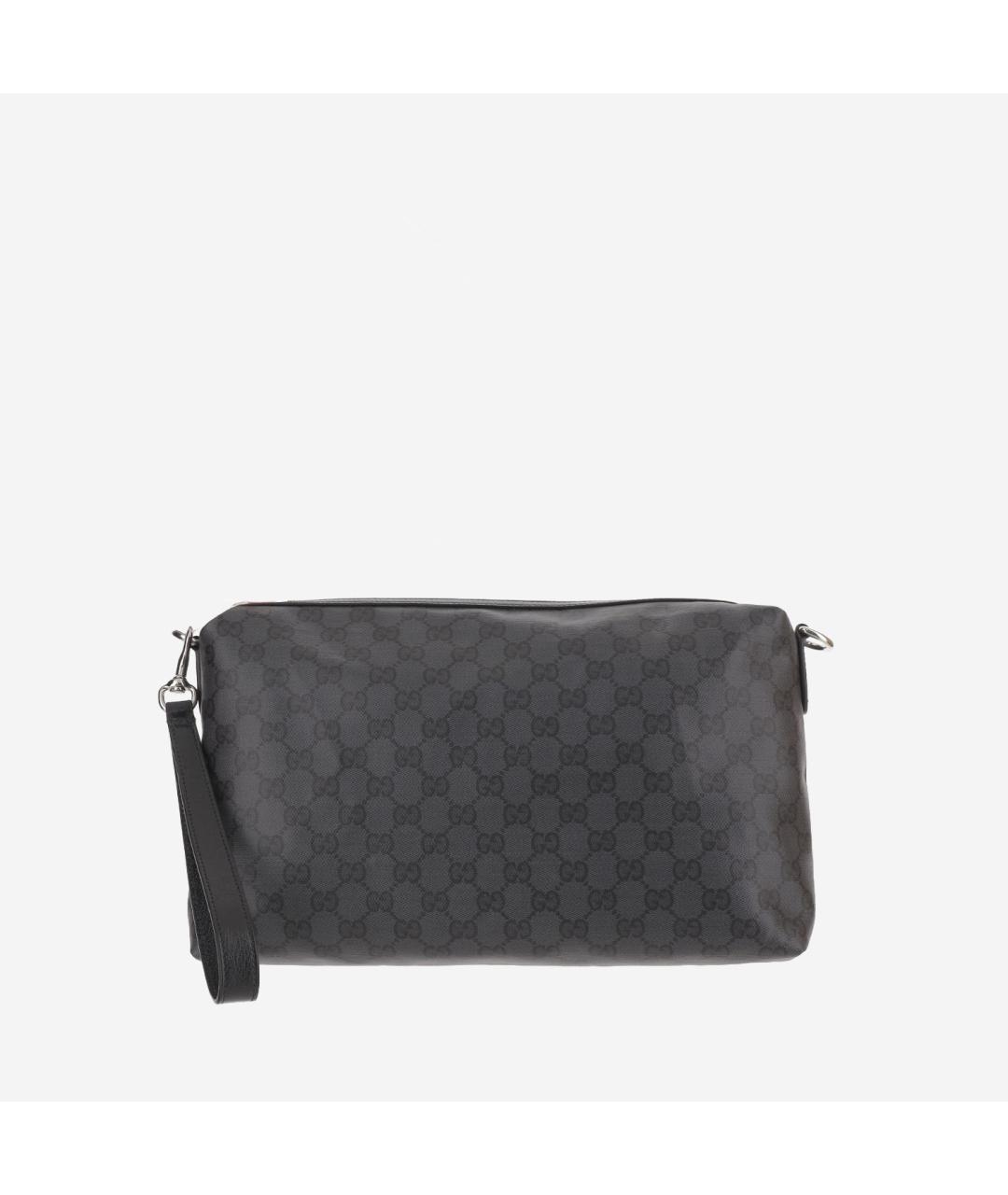 GUCCI Черная хлопковая сумка на плечо, фото 6
