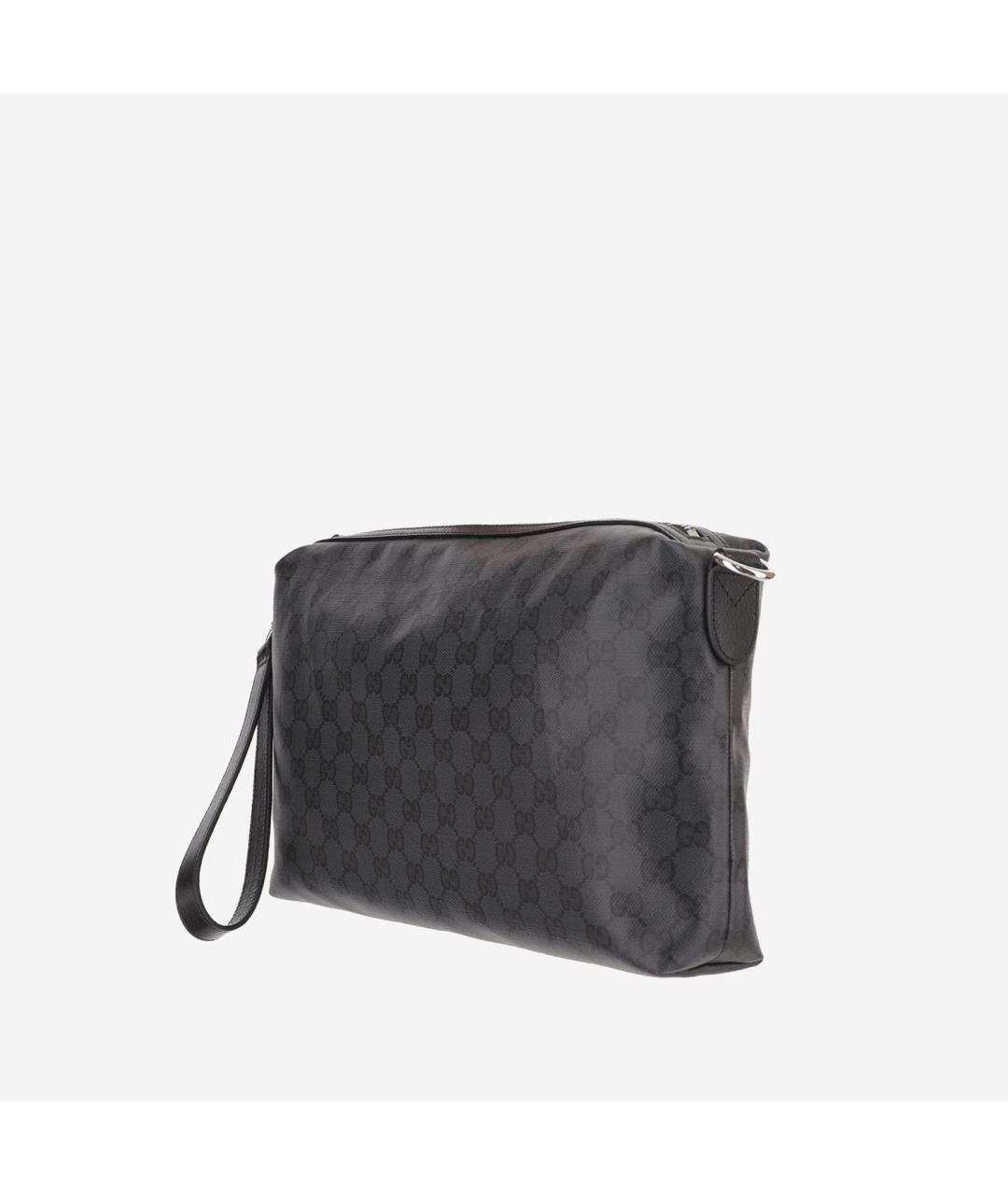 GUCCI Черная хлопковая сумка на плечо, фото 2