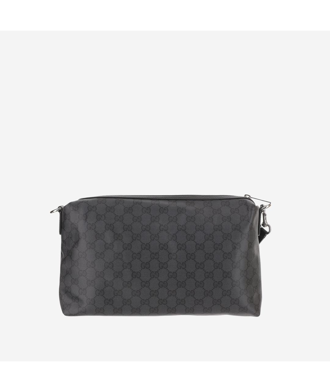 GUCCI Черная хлопковая сумка на плечо, фото 3