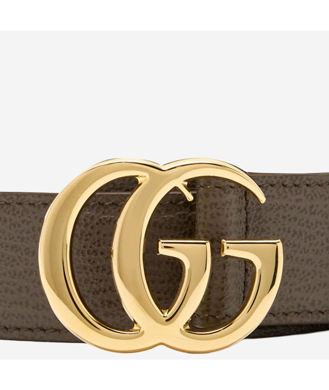 GUCCI Коричневый кожаный ремень, фото 3