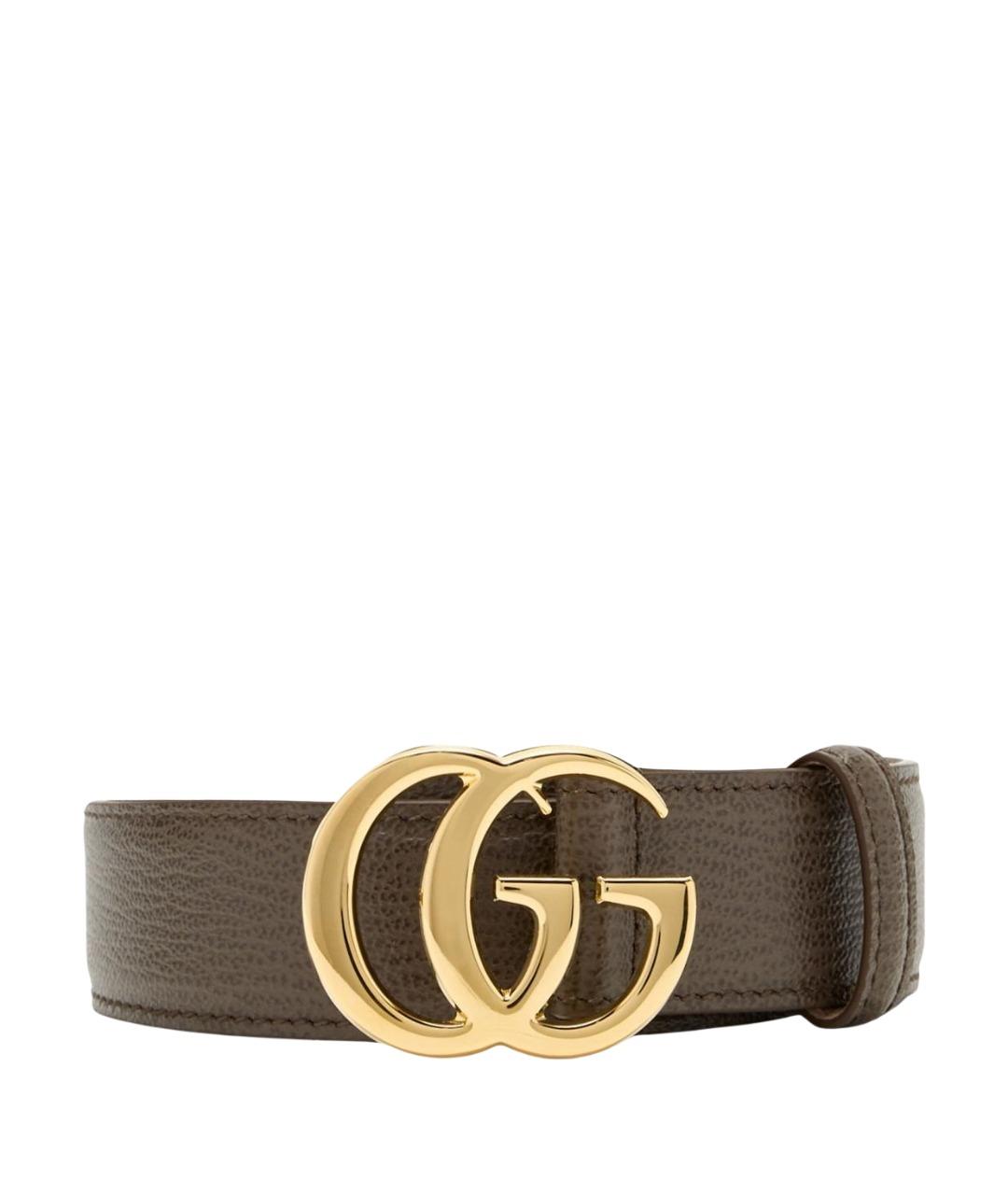 GUCCI Коричневый кожаный ремень, фото 1