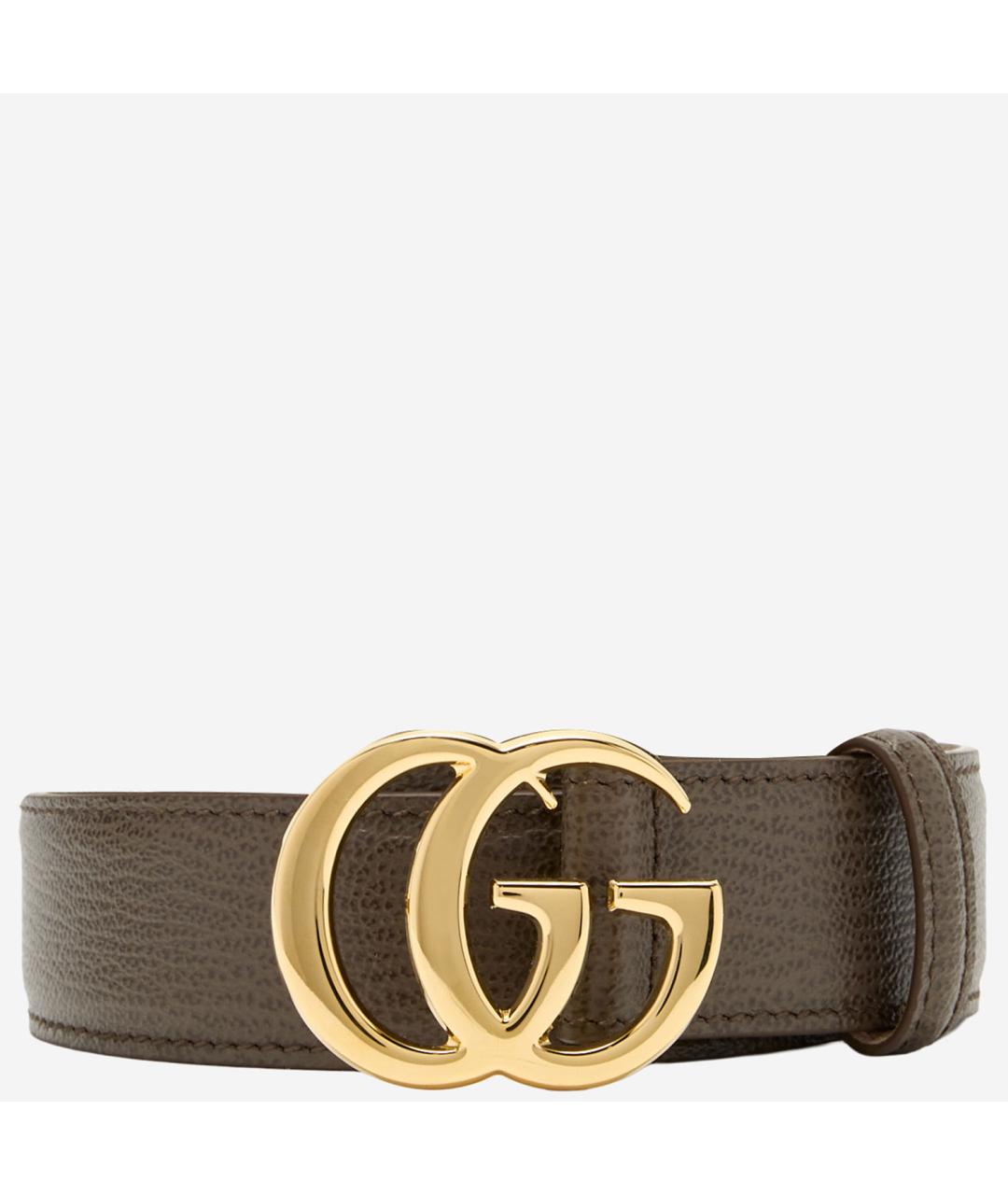 GUCCI Коричневый кожаный ремень, фото 4