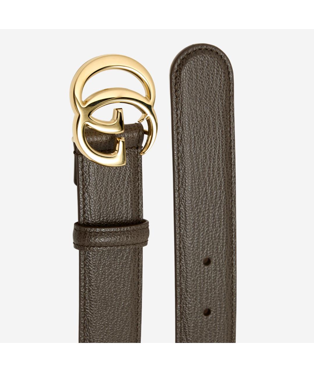 GUCCI Коричневый кожаный ремень, фото 2