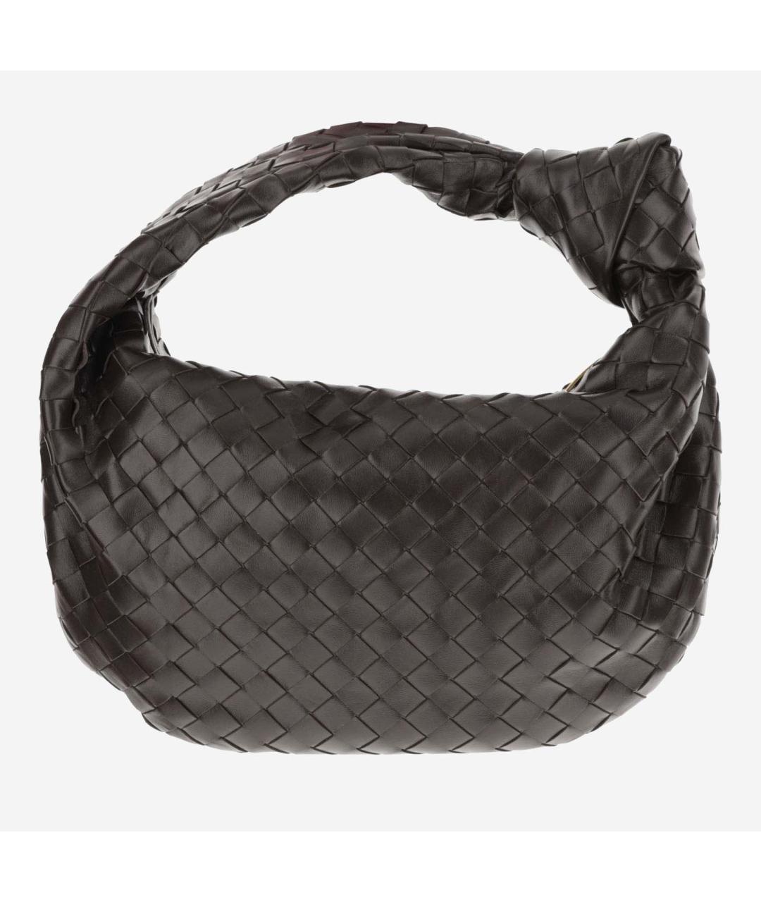BOTTEGA VENETA Коричневая кожаная сумка через плечо, фото 3
