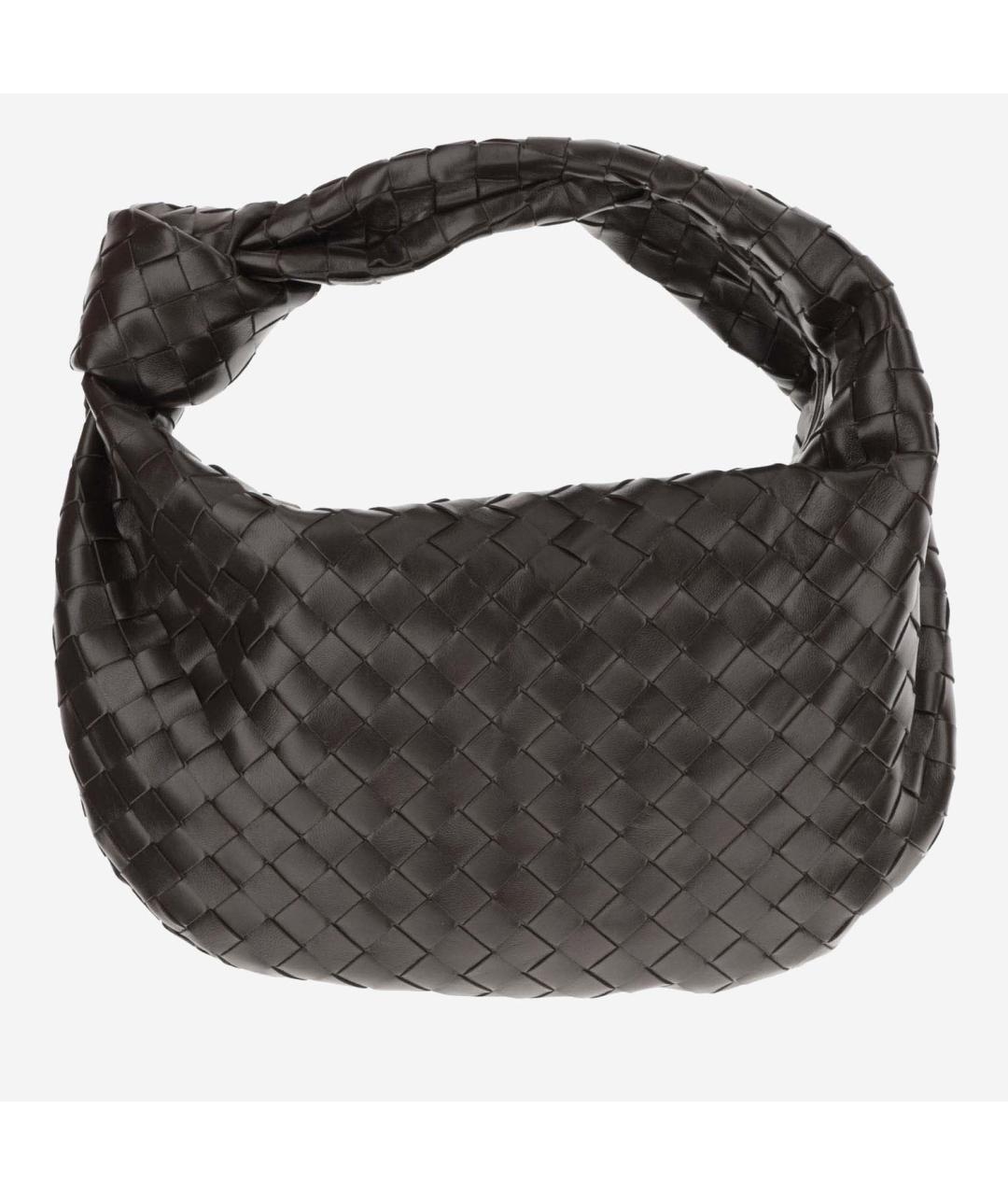 BOTTEGA VENETA Коричневая кожаная сумка через плечо, фото 5