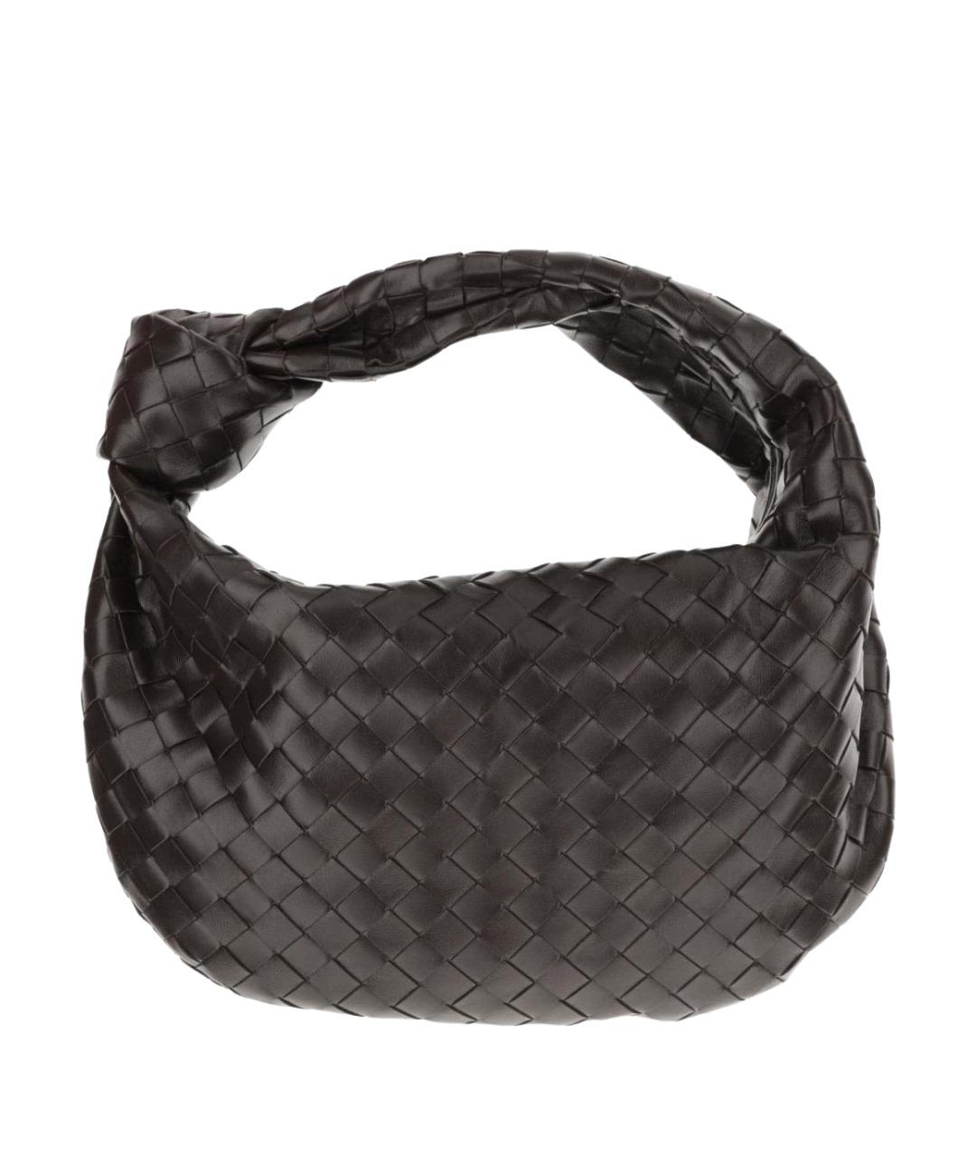 BOTTEGA VENETA Коричневая кожаная сумка через плечо, фото 1
