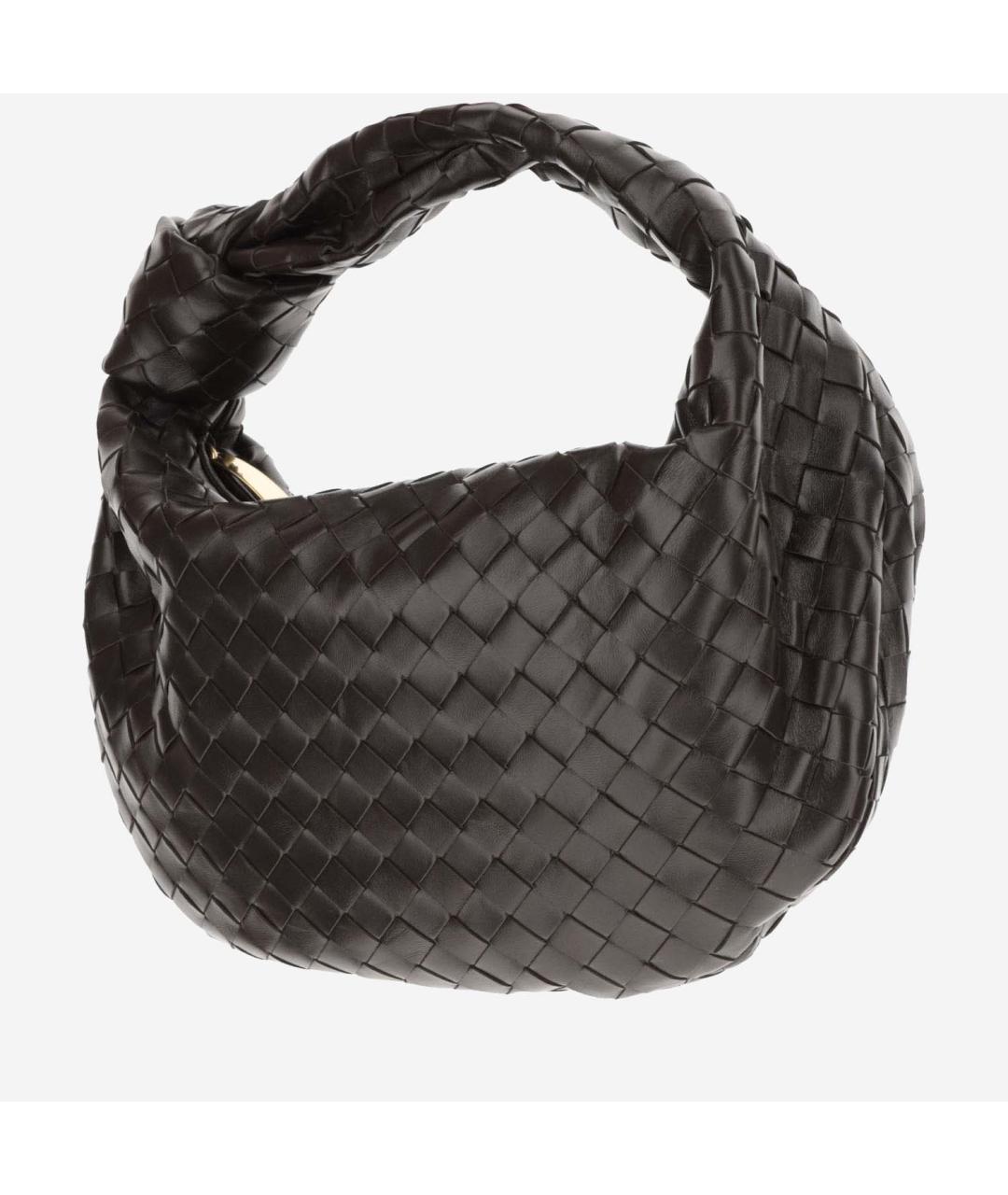 BOTTEGA VENETA Коричневая кожаная сумка через плечо, фото 2