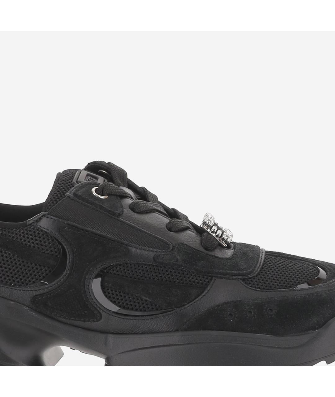 ROGER VIVIER Черные кроссовки, фото 4