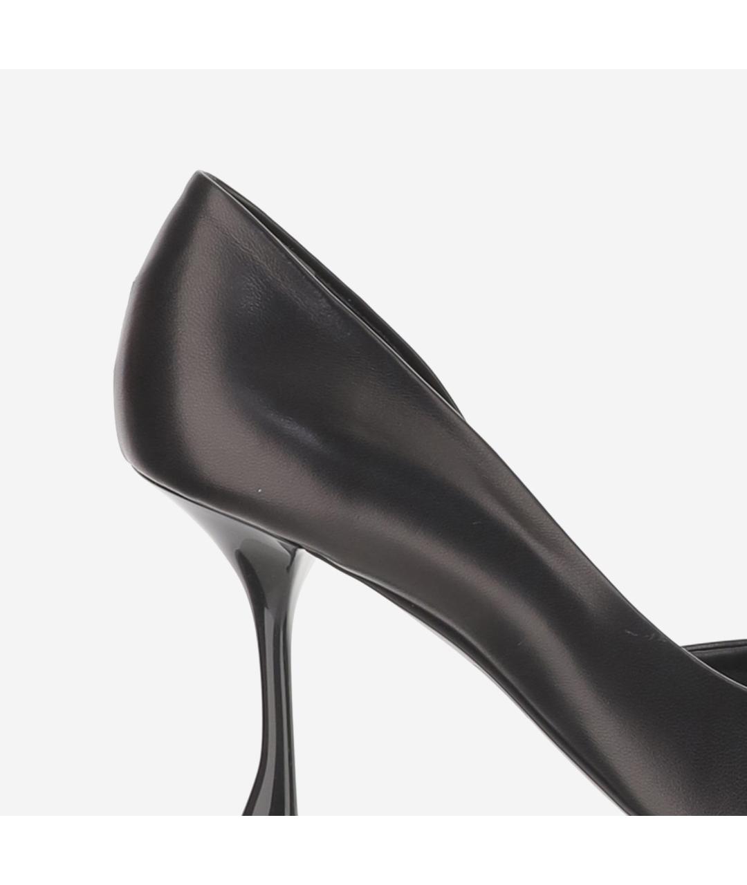 ROGER VIVIER Черные кожаные туфли, фото 4