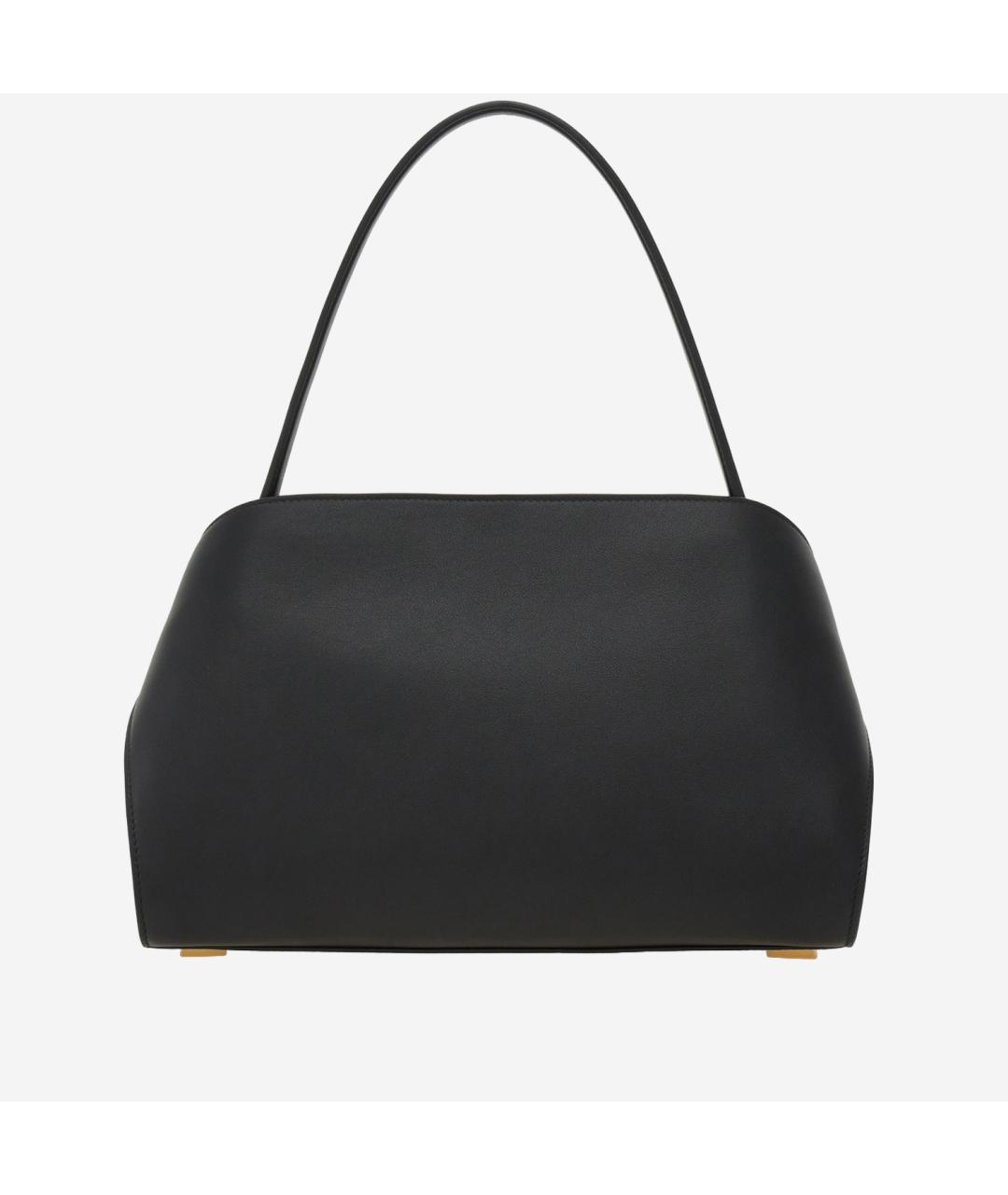 FERRAGAMO Черная кожаная сумка через плечо, фото 3