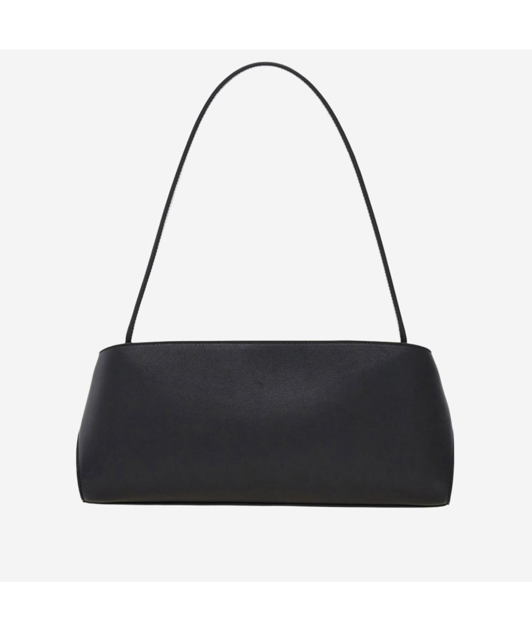 FERRAGAMO Черная кожаная сумка через плечо, фото 4