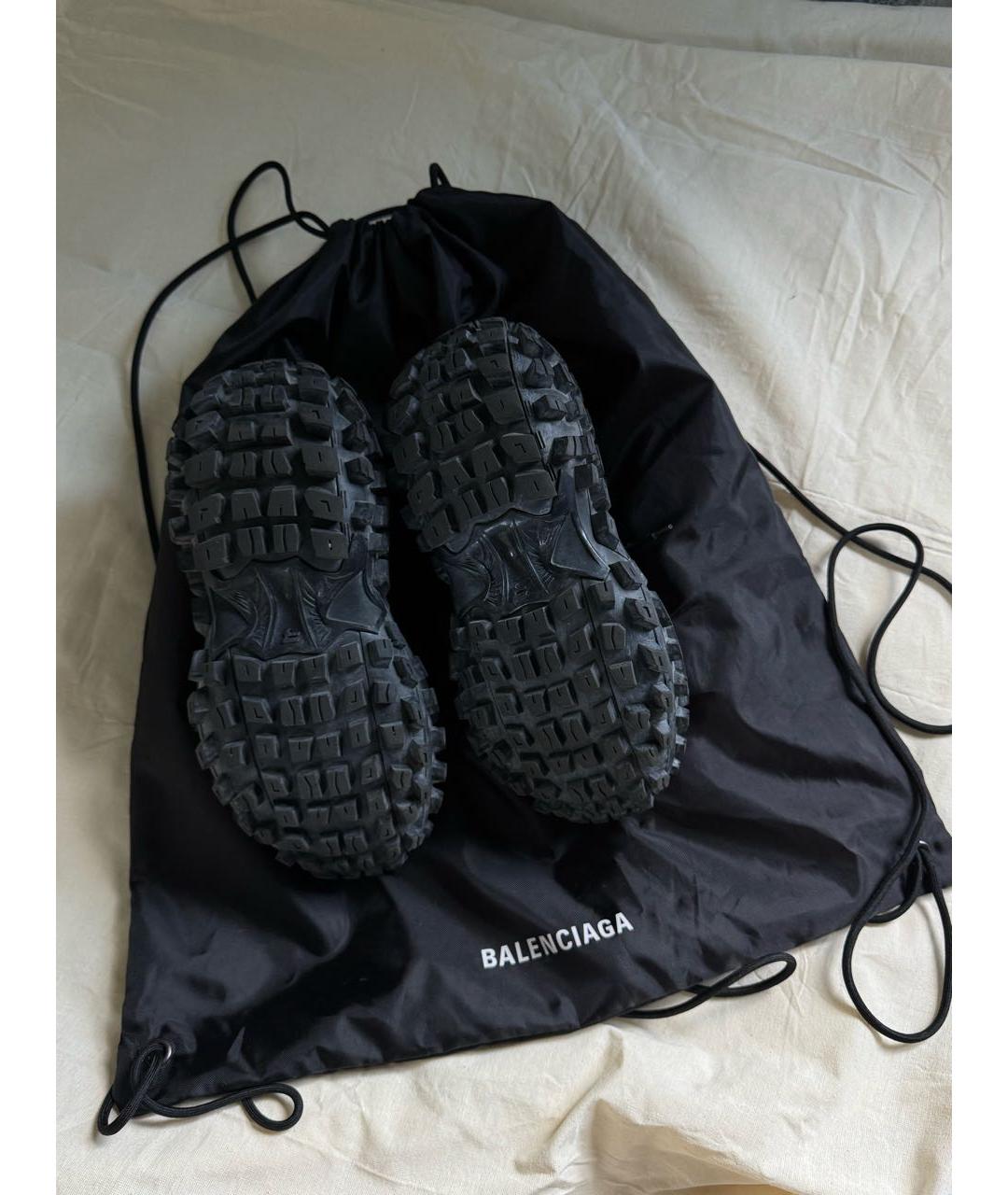 BALENCIAGA Черные текстильные кроссовки, фото 8