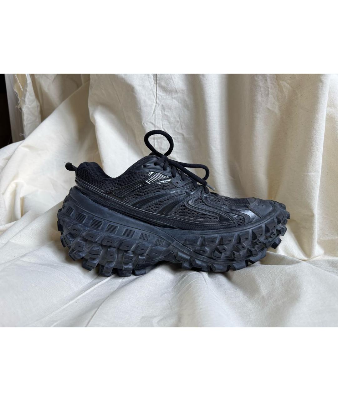 BALENCIAGA Черные текстильные кроссовки, фото 9
