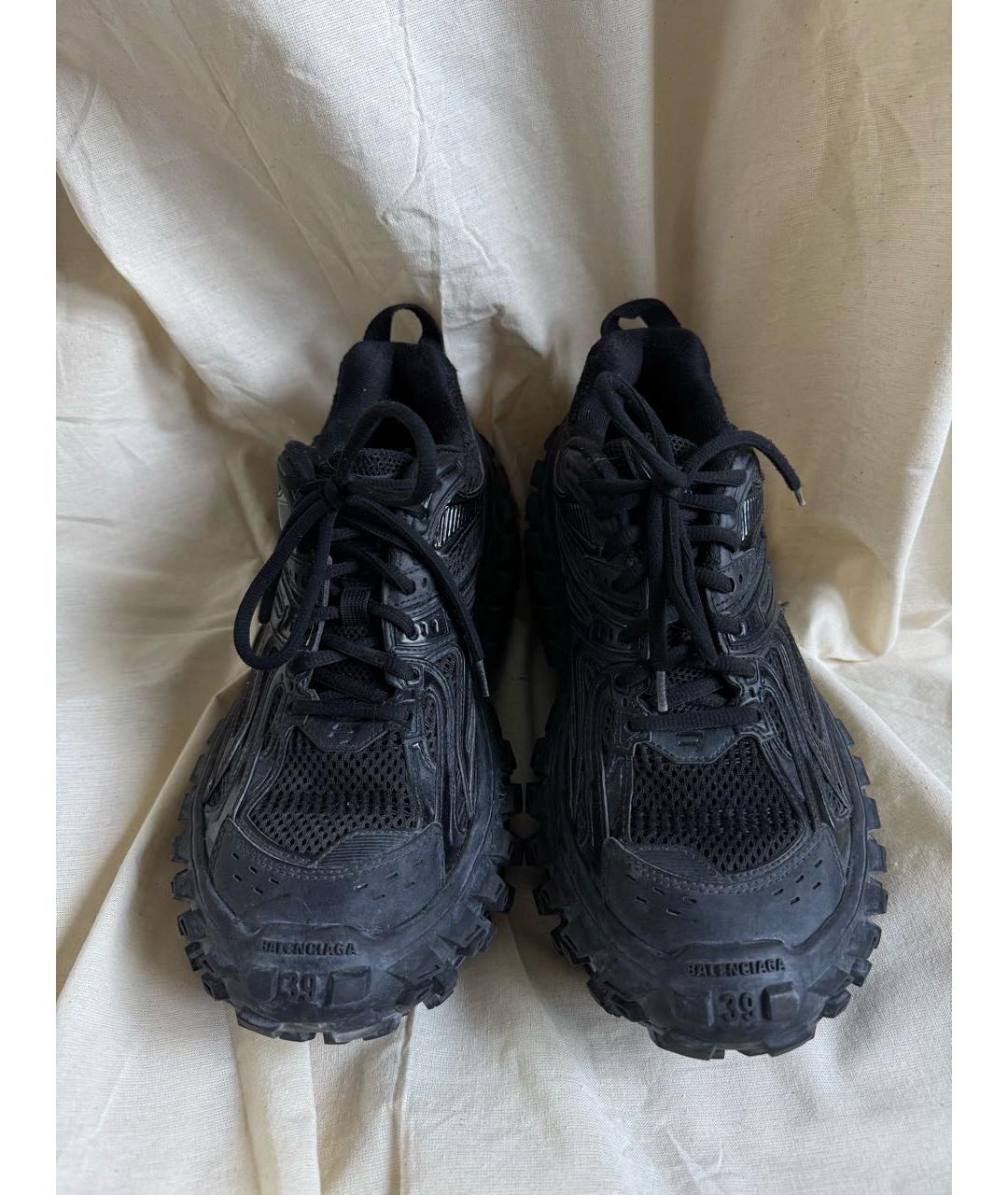 BALENCIAGA Черные текстильные кроссовки, фото 2