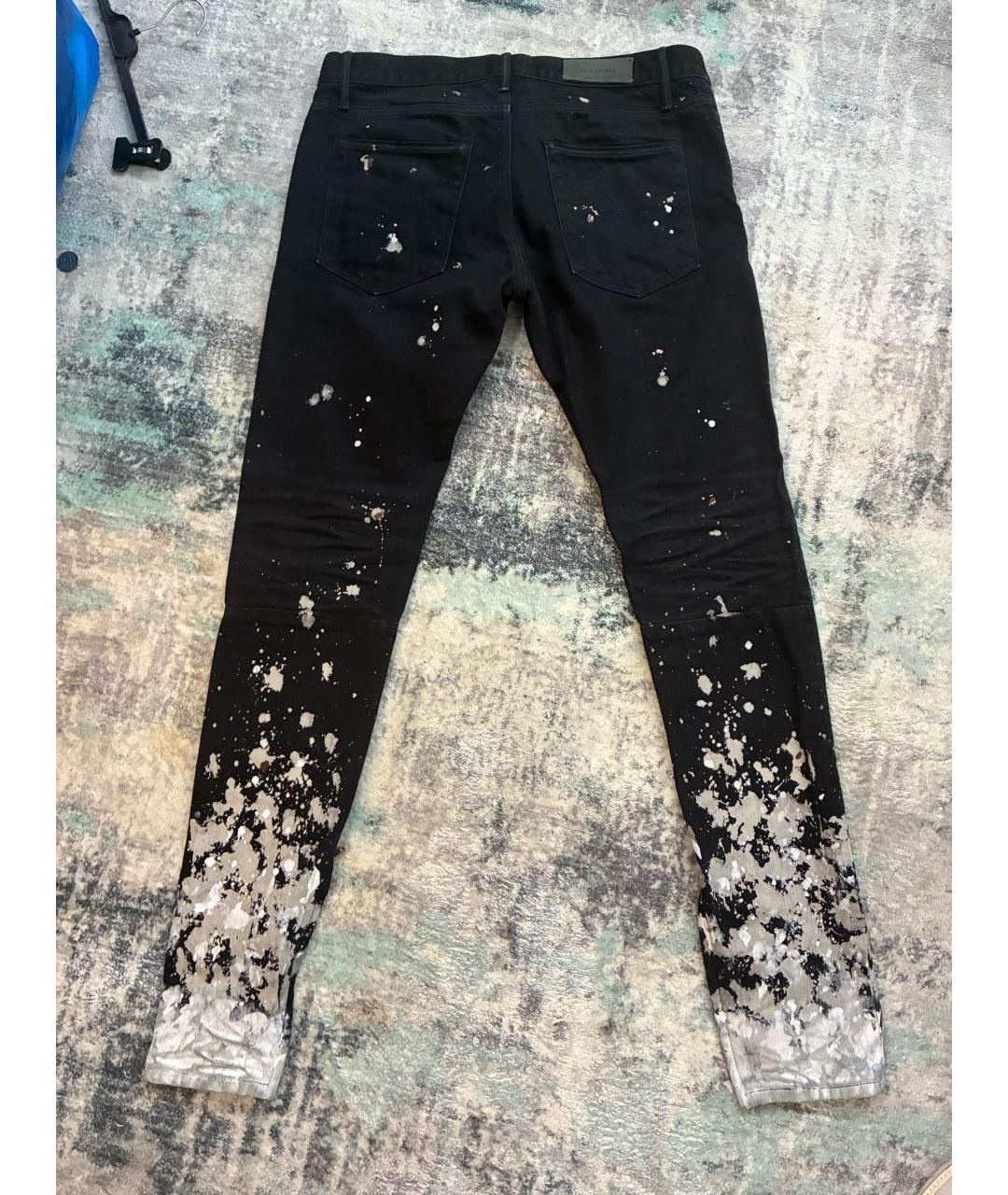 FEAR OF GOD Черные хлопковые джинсы скинни, фото 2