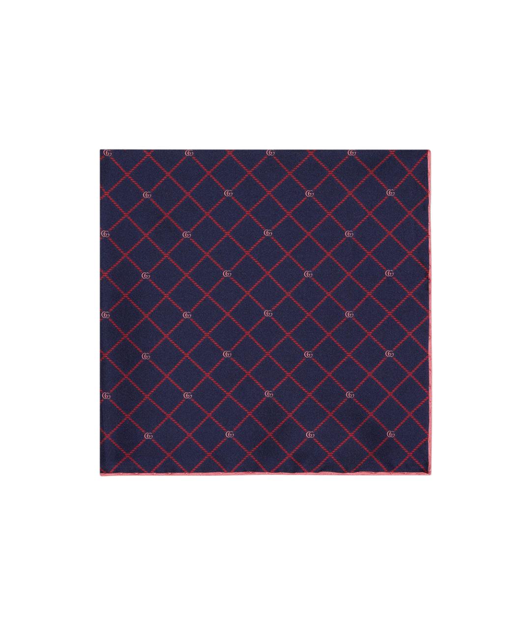 GUCCI Синий шарф, фото 1