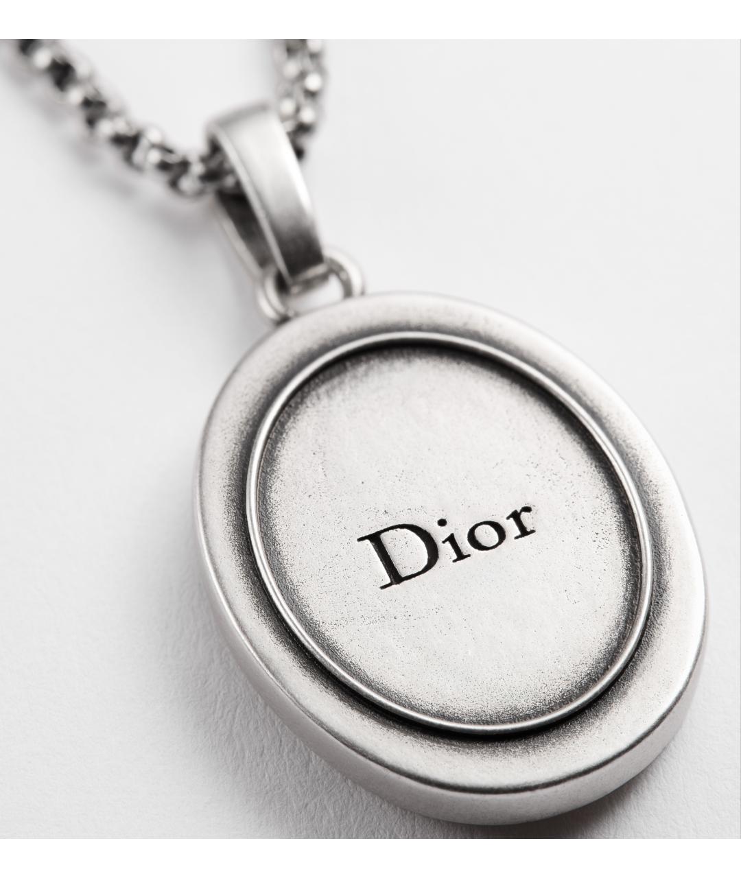 CHRISTIAN DIOR Серебряная металлическая цепочка/подвеска, фото 4