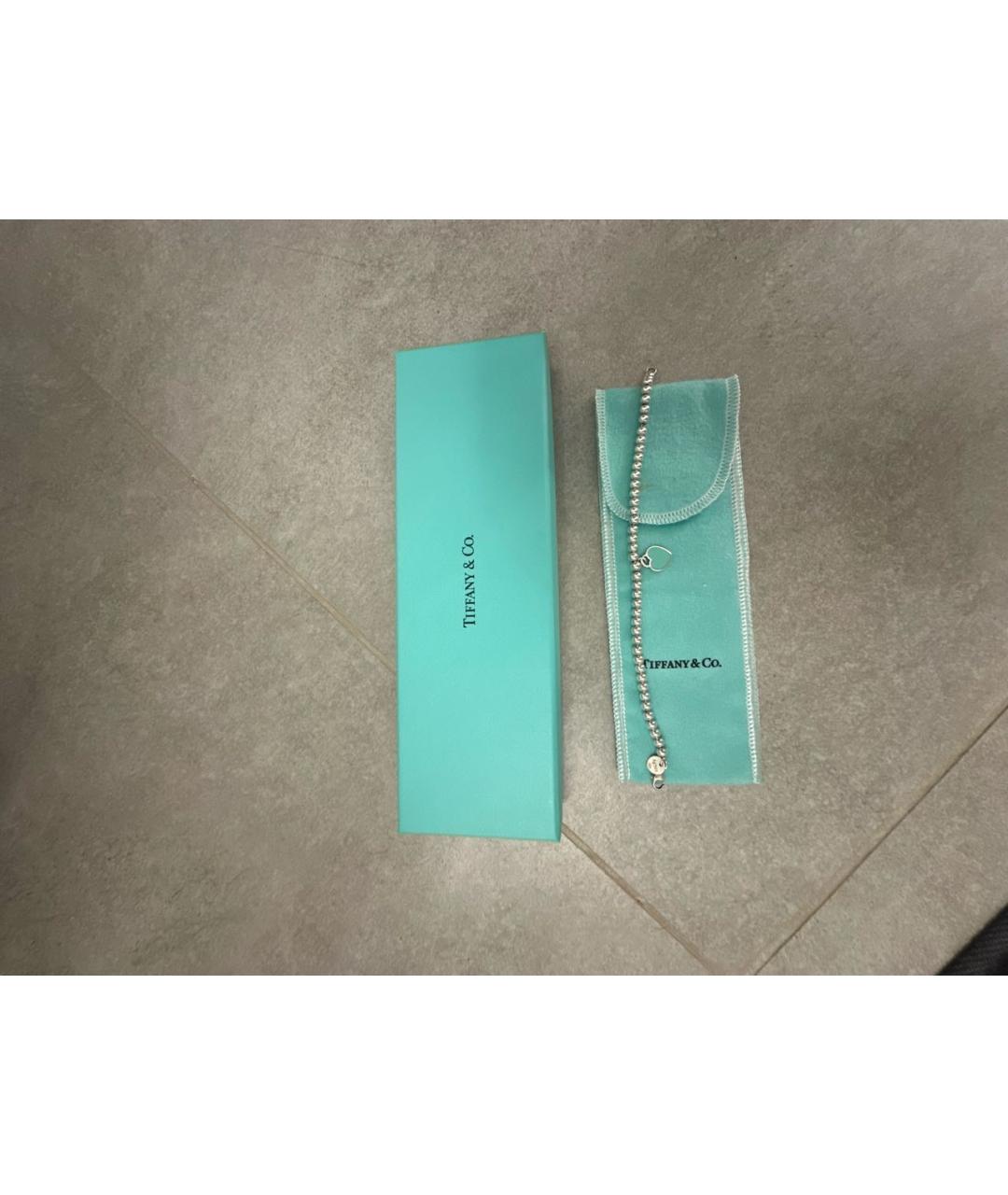 TIFFANY&CO Бирюзовый серебряный браслет, фото 3