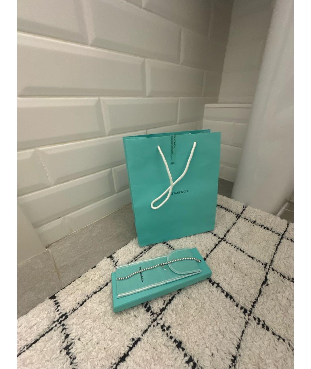TIFFANY&CO Бирюзовый серебряный браслет, фото 7