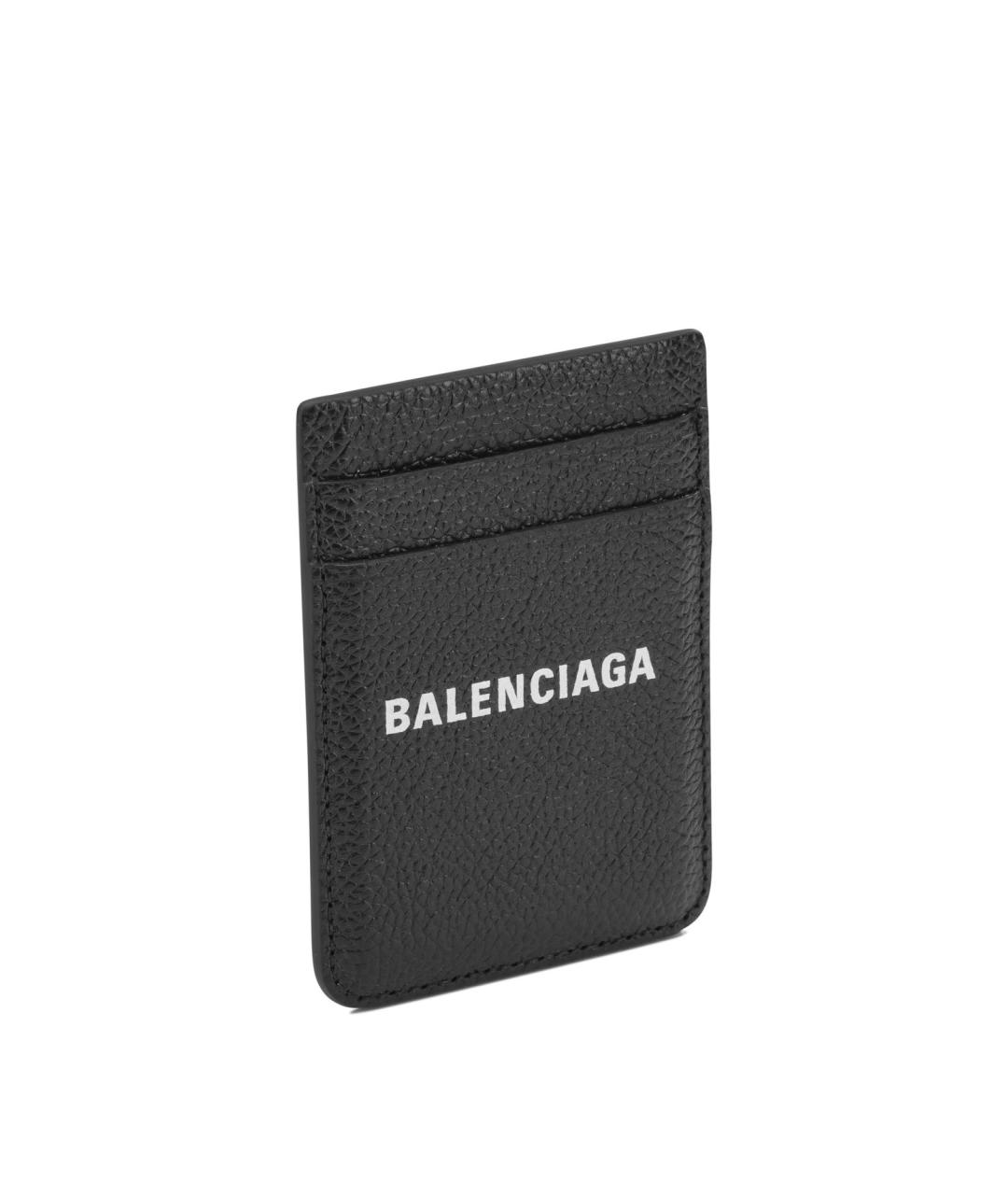 BALENCIAGA Черный кожаный кардхолдер, фото 2
