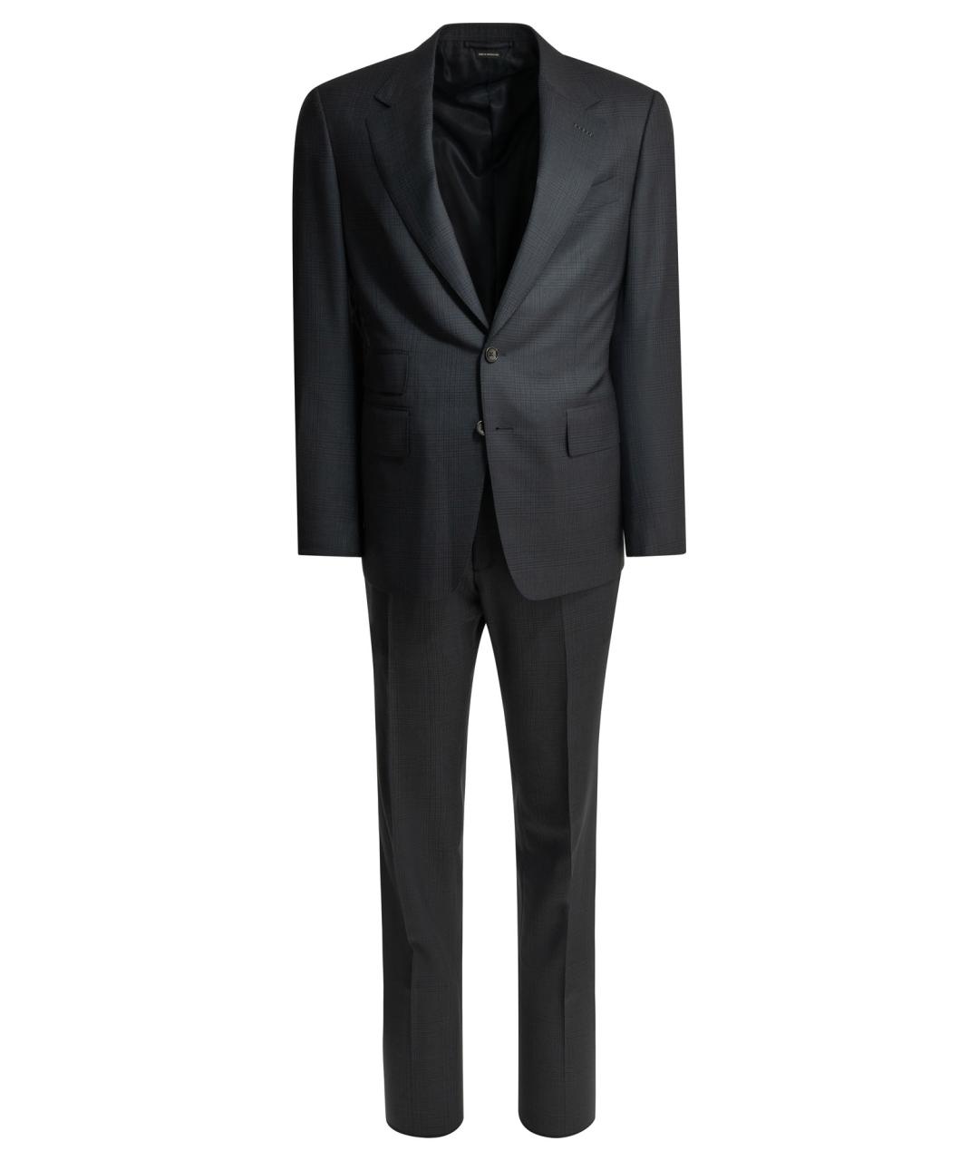 TOM FORD Синий повседневный костюм, фото 1