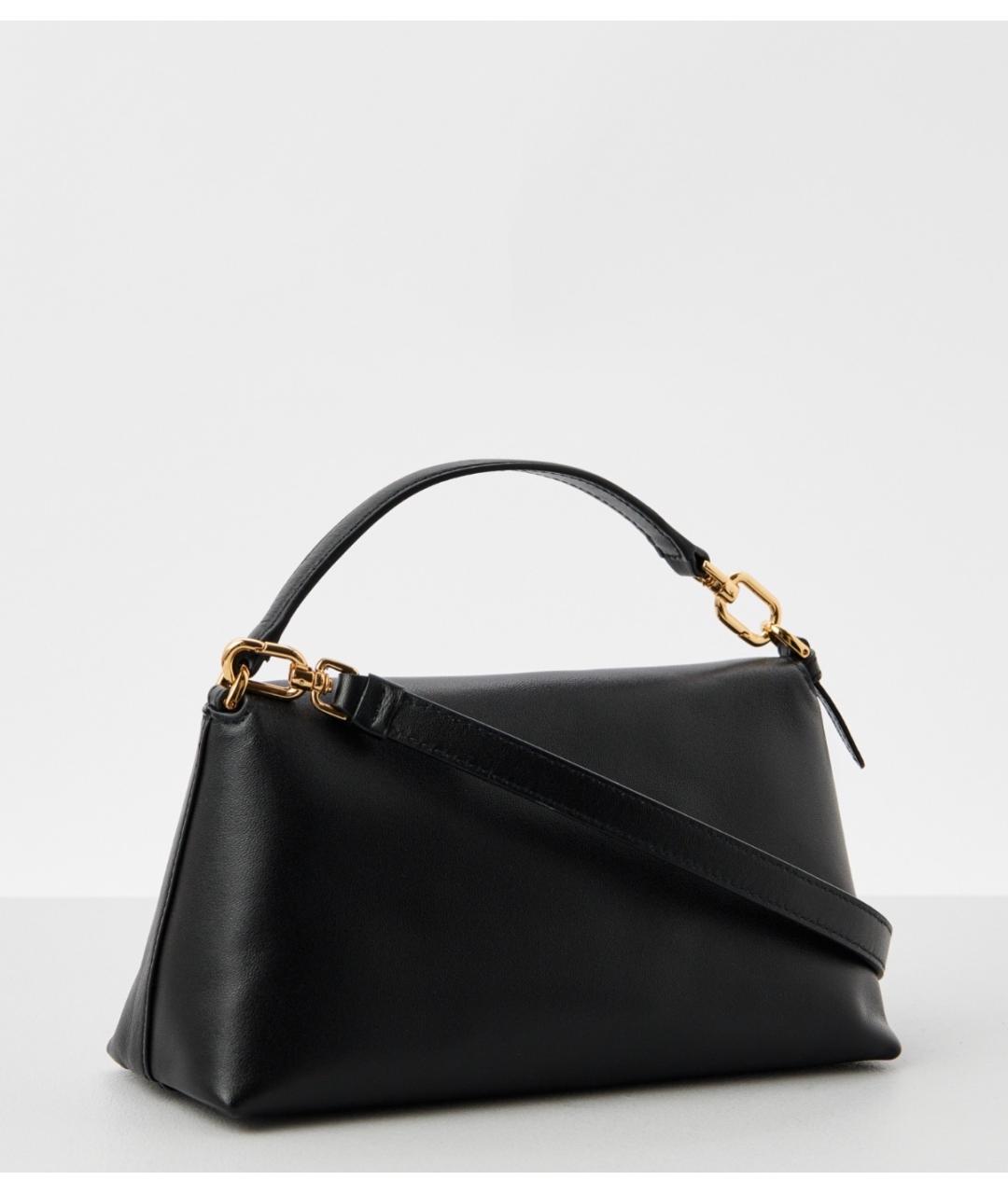 FURLA Черная кожаная сумка через плечо, фото 3