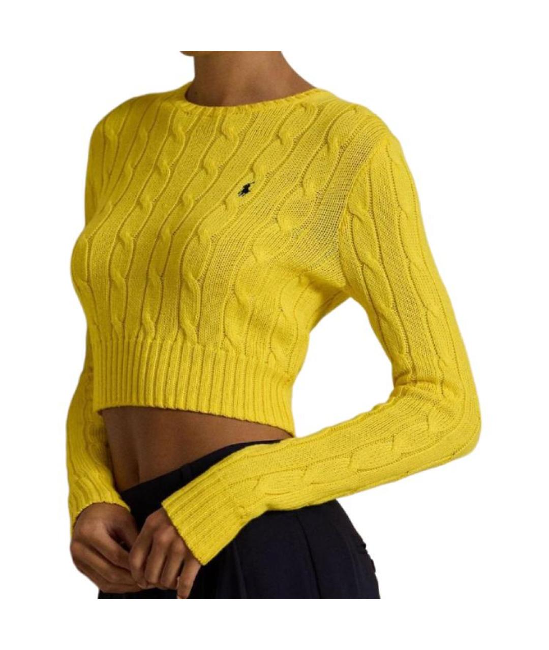 POLO RALPH LAUREN Желтый джемпер / свитер, фото 5