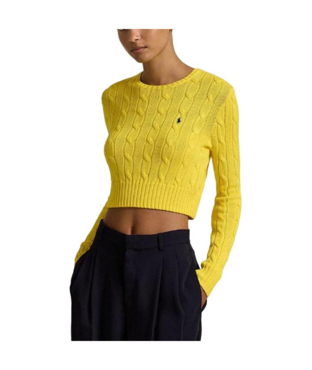 POLO RALPH LAUREN Желтый джемпер / свитер, фото 4