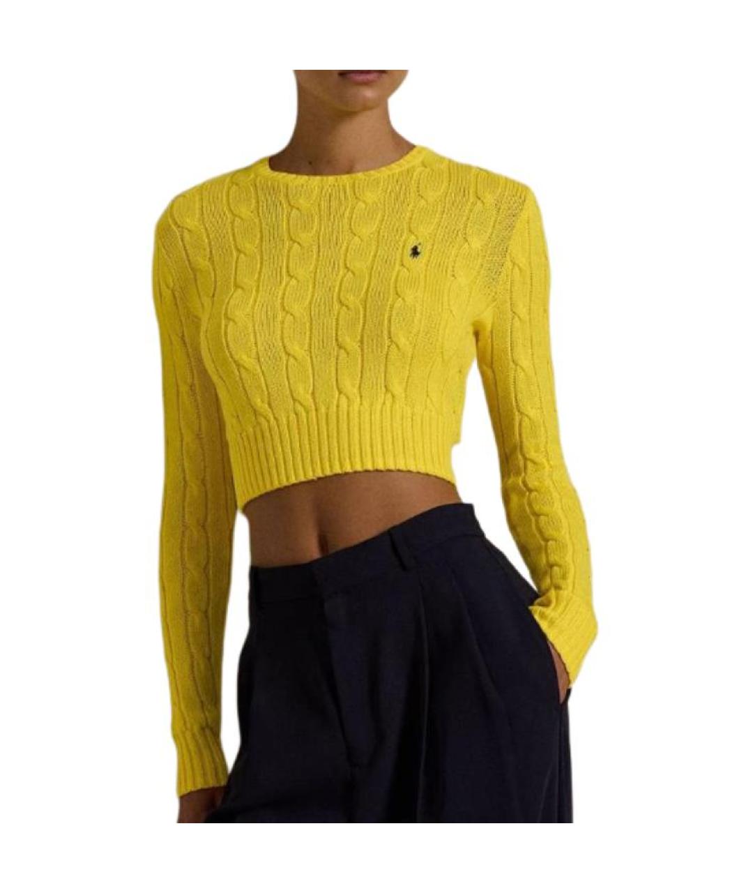 POLO RALPH LAUREN Желтый джемпер / свитер, фото 3