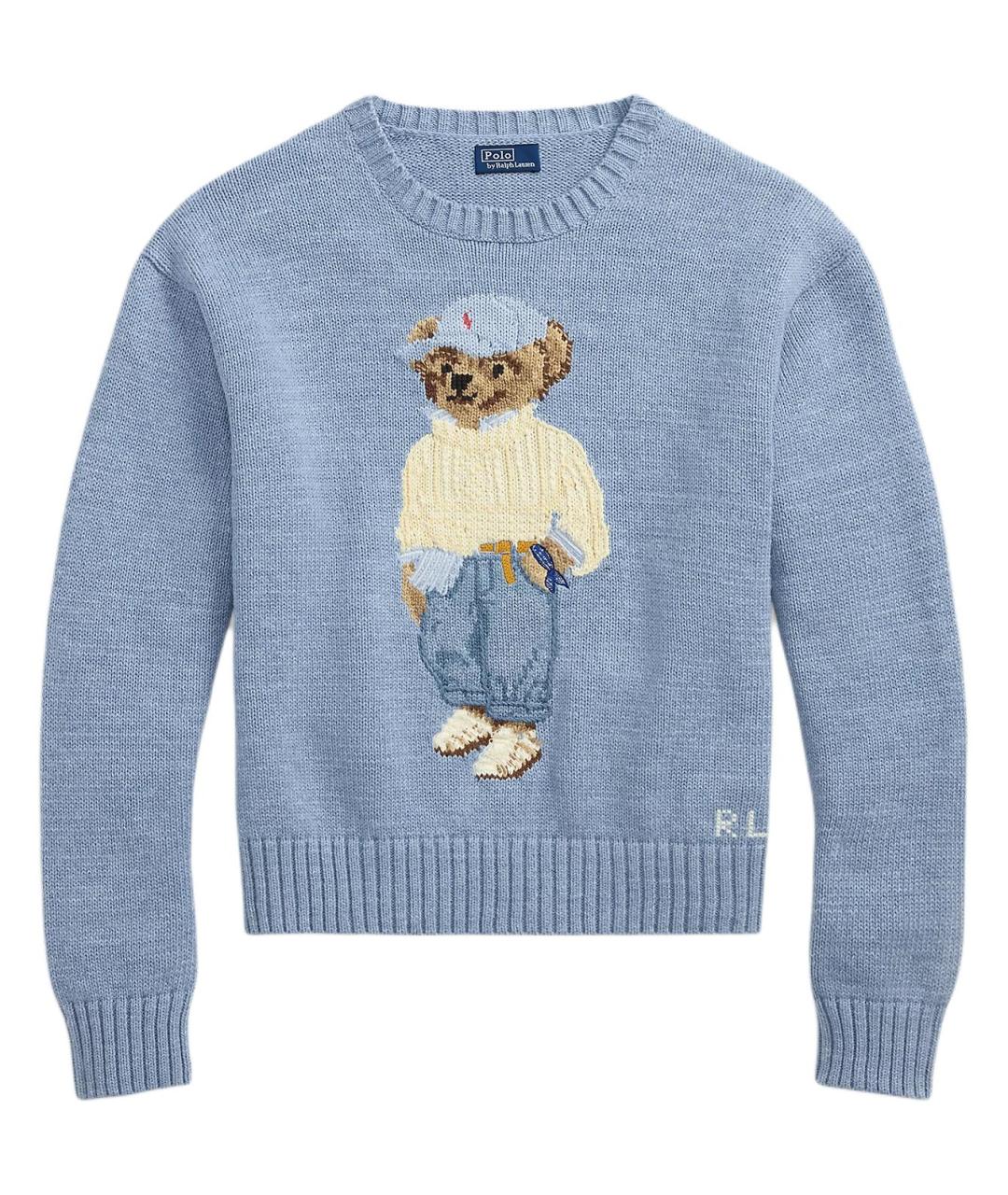 POLO RALPH LAUREN Голубой джемпер / свитер, фото 1