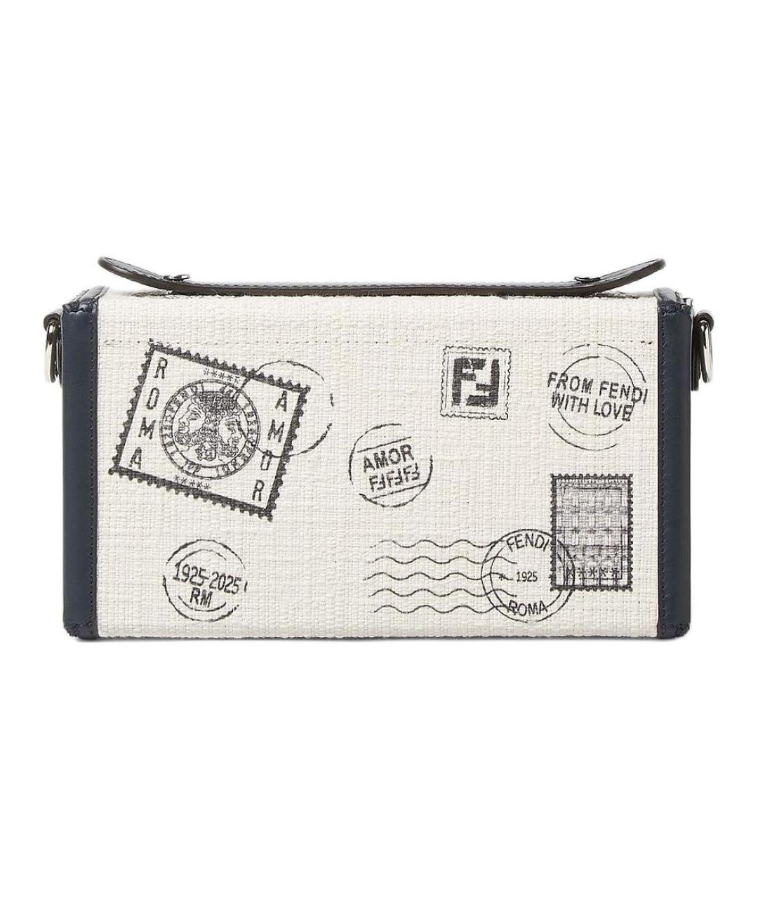 FENDI Белая сумка на плечо, фото 3