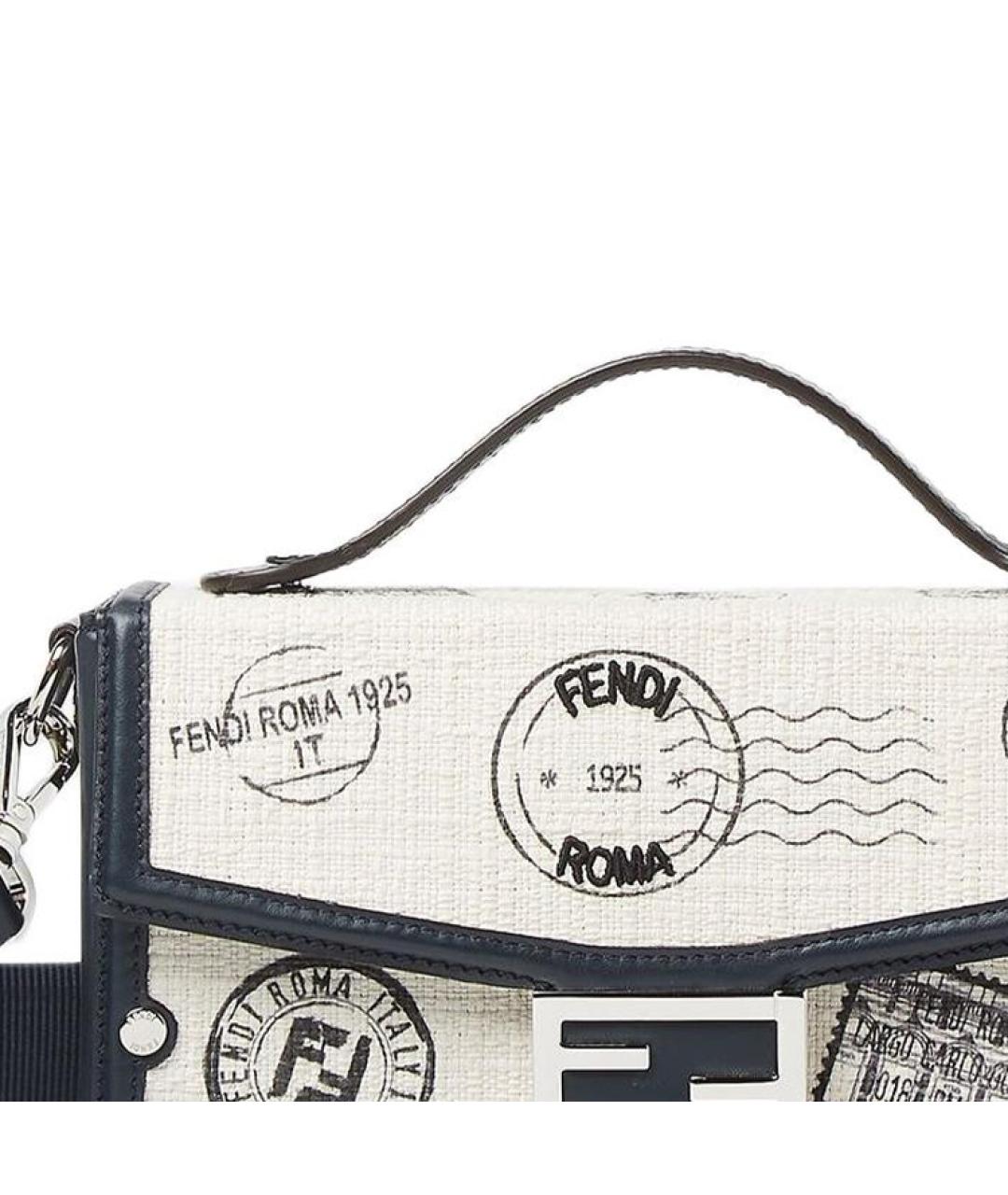 FENDI Белая сумка на плечо, фото 5