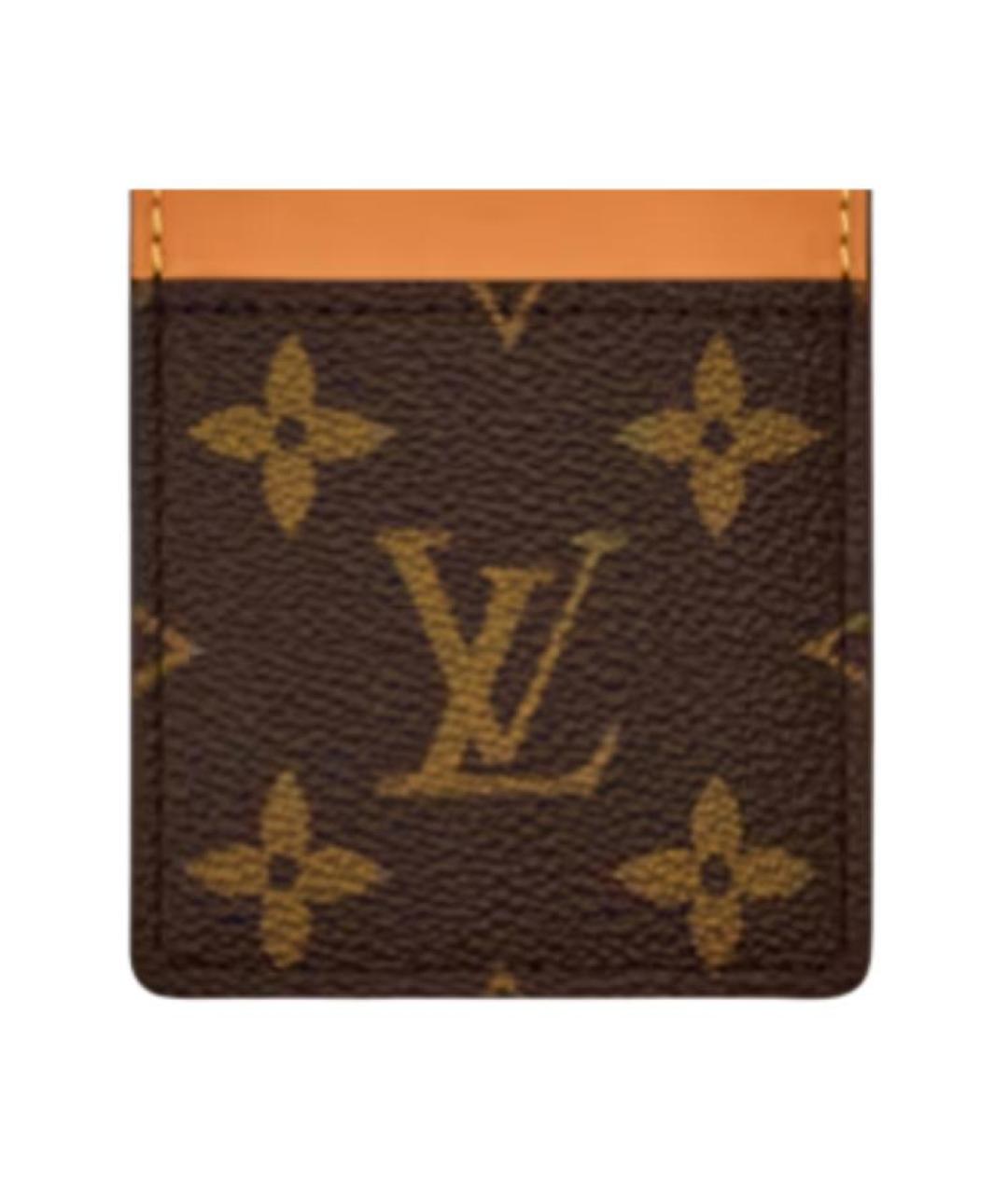 LOUIS VUITTON Коричневый кардхолдер, фото 4